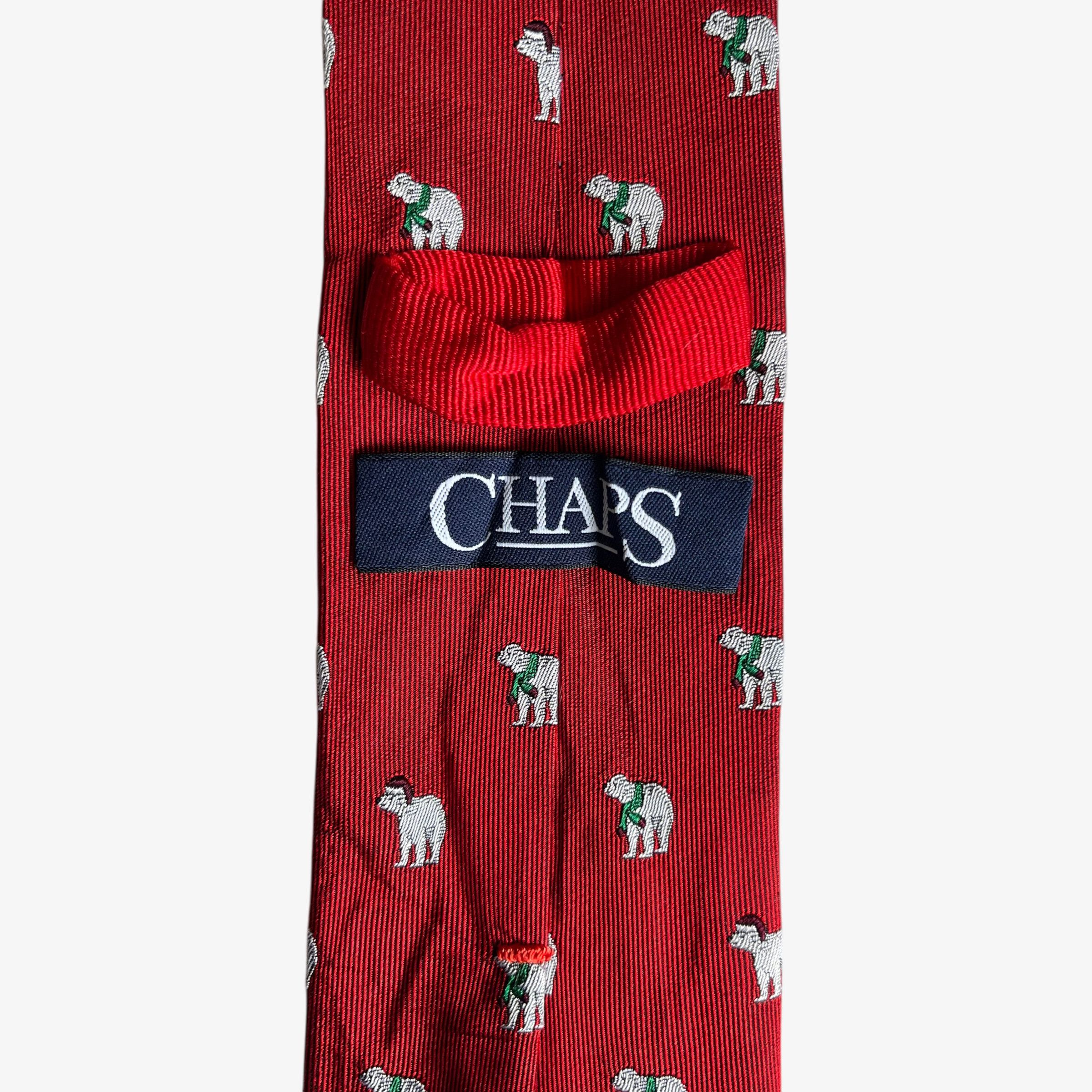 Chaps Vintage Y2K Chaps Christmas Polar Bear Print Silk Tie Size ONE SIZE - 2 Thumbnail