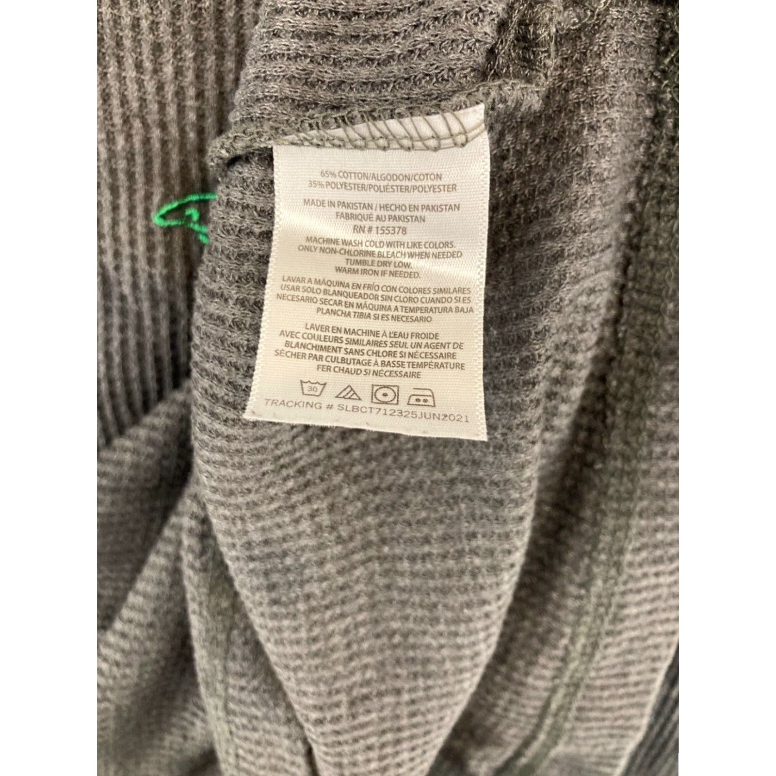 Vintage Greg Norman Mens Shirt Large Gray Thermal Outdoor Size US L / EU 52-54 / 3 - 7 Thumbnail
