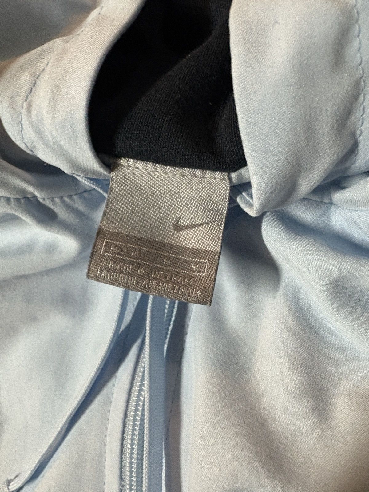 Nike Womens Vintage 00’s Nike Y2K Zip Up Hoodie Sky Blue Size Med Size M / US 6-8 / IT 42-44 - 5 Thumbnail