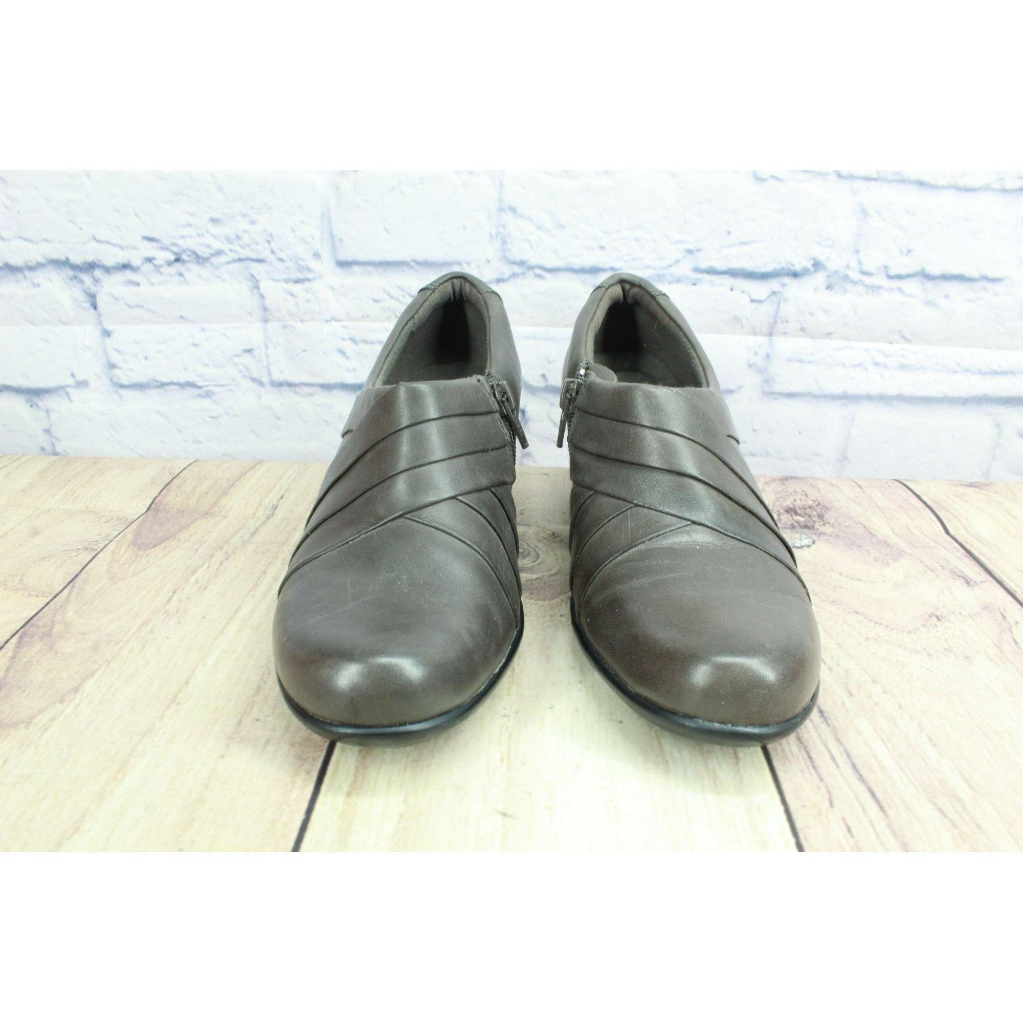 Clarks Clarks Genette Bend Women's Side Zip Dress Block Heel Shoes Size US 7 / IT 37 - 4 Thumbnail
