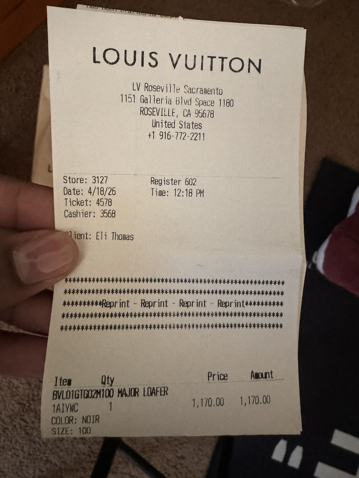 Louis Vuitton Louis Vuitton Major Loafers – Black Taiga Size US 11 / EU 44 - 6 Thumbnail