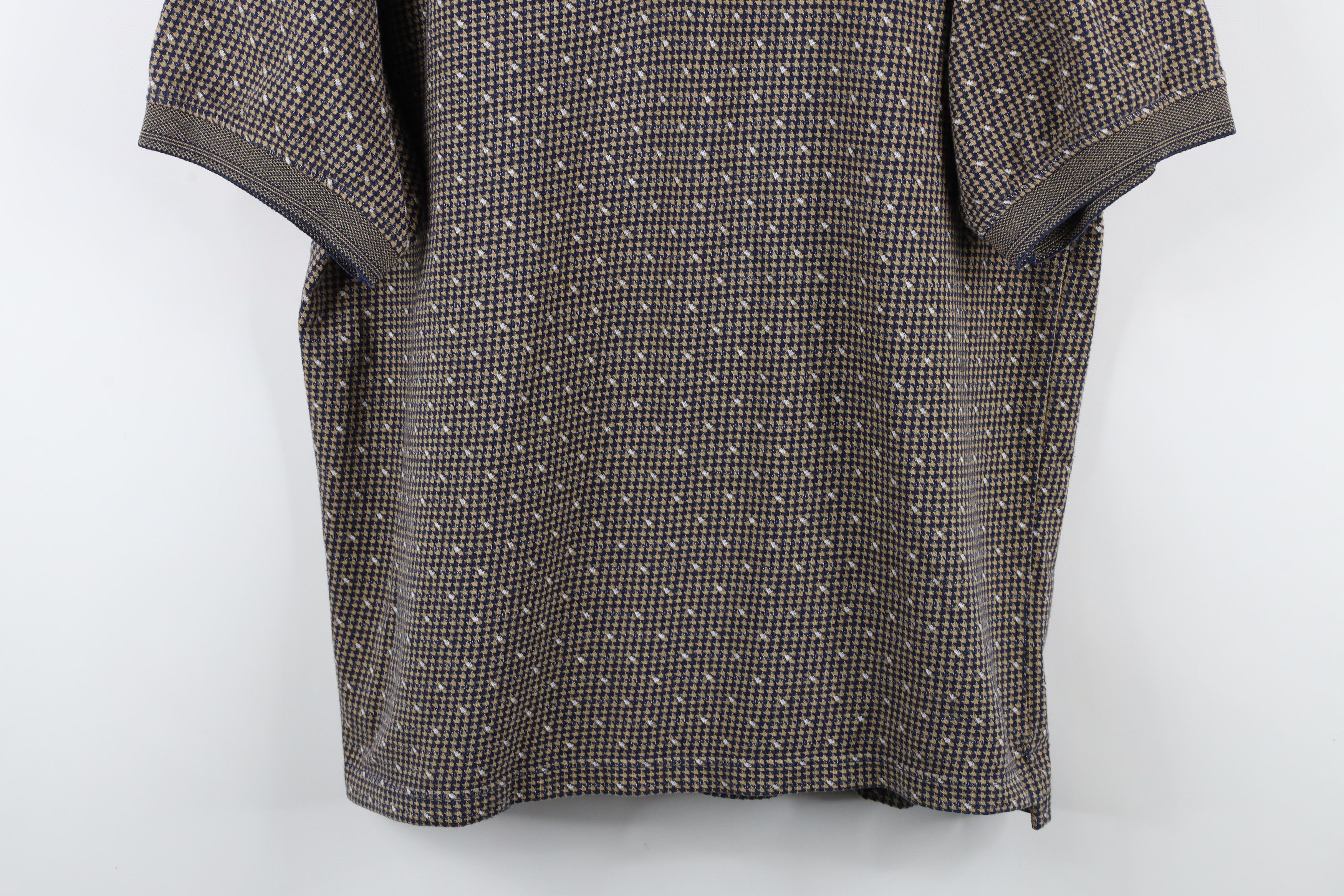 Vintage Vintage 90s Streetwear Houndstooth Collared Golf Polo Shirt Size US XL / EU 56 / 4 - 3 Thumbnail