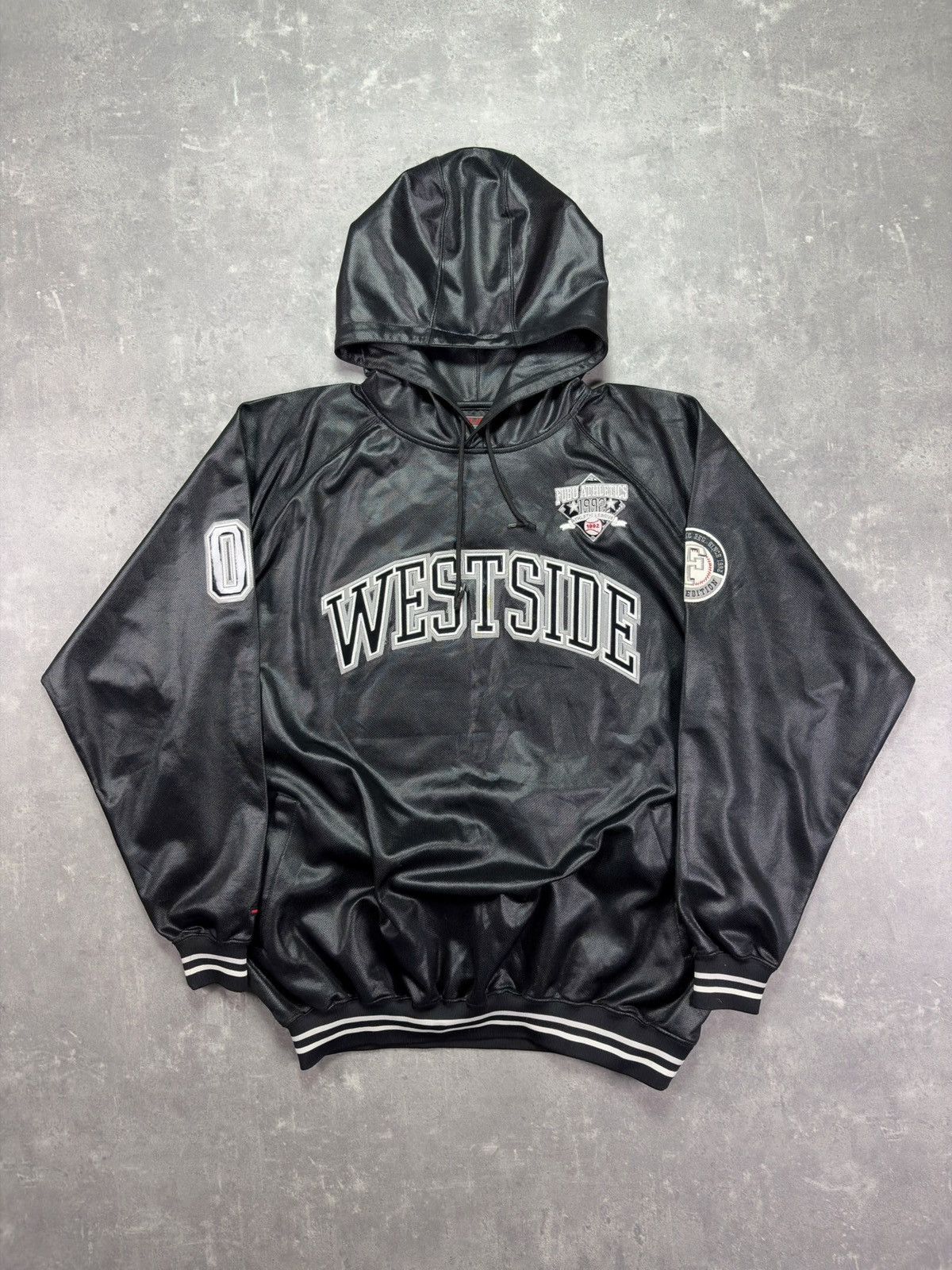 Fubu 90s/00s Fubu Westside Big Logo Baggy Hoodie XXL Rare Size US XL / EU 56 / 4 - 1 Thumbnail