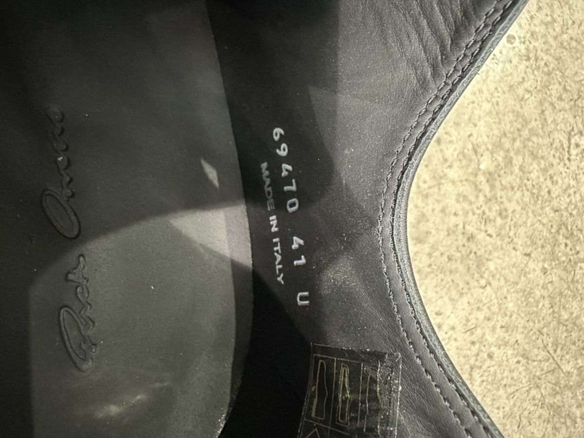 RICK OWENS - Low Sneaks Black Black