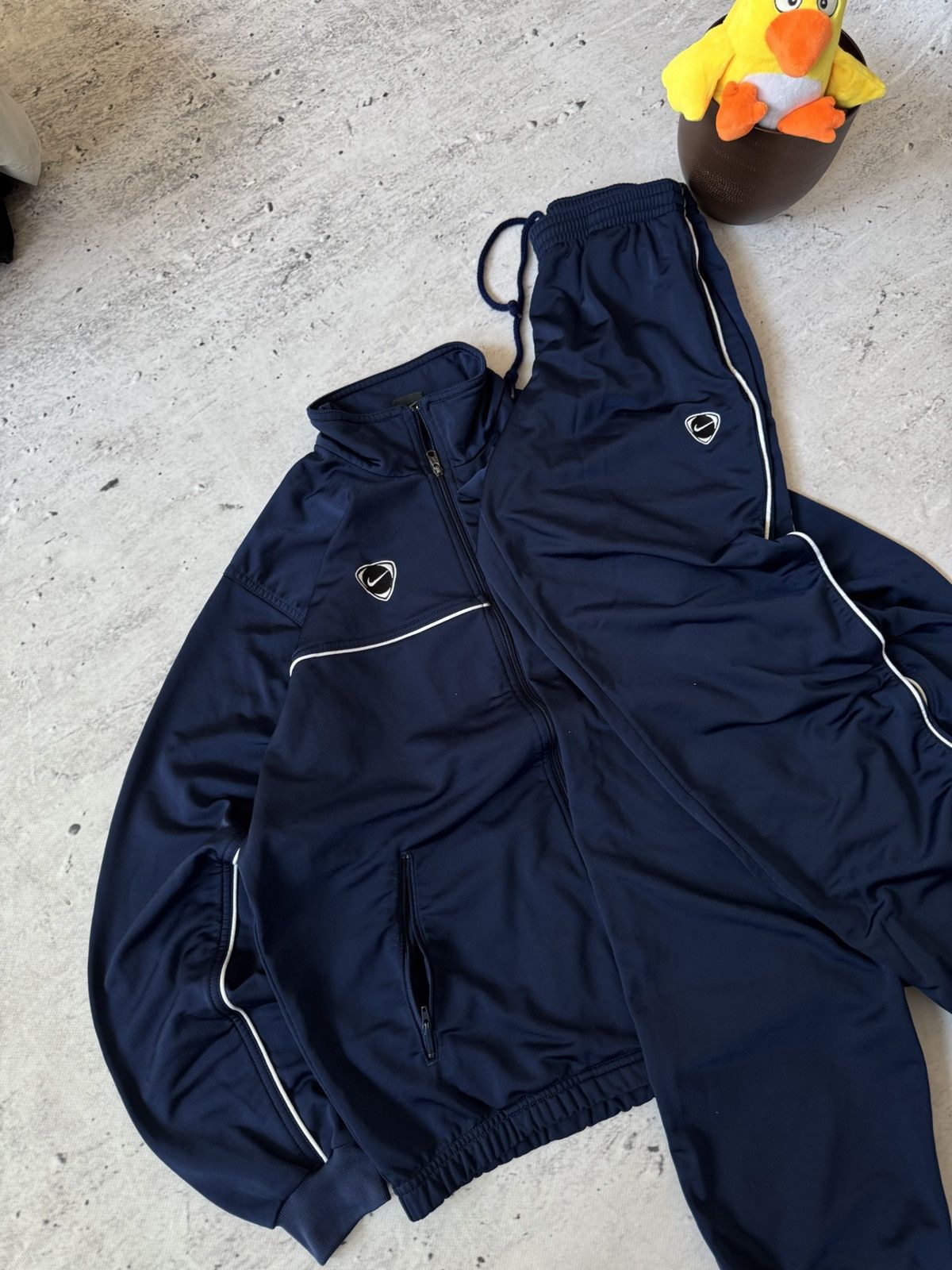 Nike × Vintage NIKE VINTAGE BASIC LOGO OVERSIZE BAGGY TRACK SUIT BAGGY FIT Size US M / EU 48-50 / 2 - 2 Thumbnail