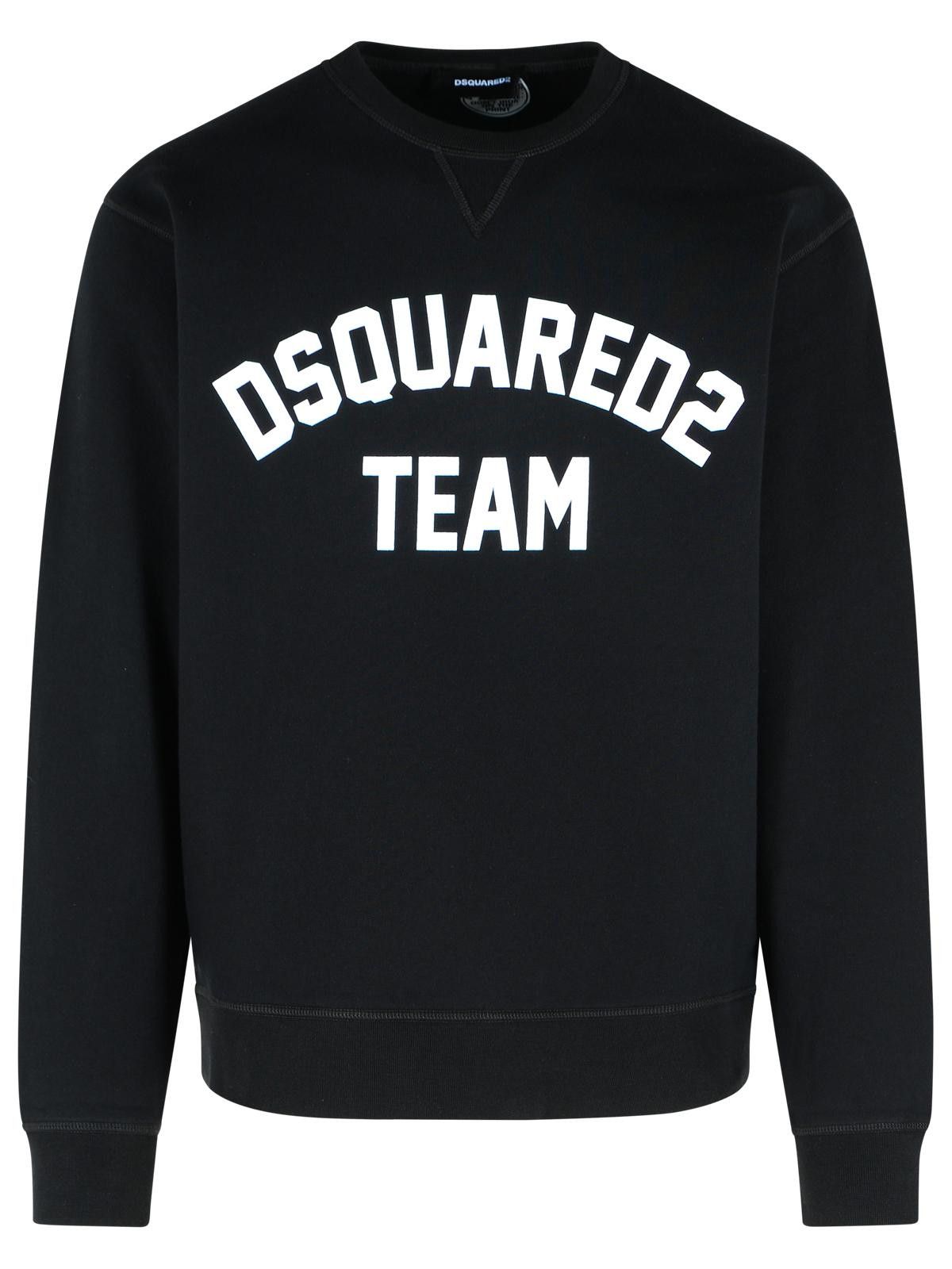 Dsquared2 DSQUARED2 Black Cotton Sweatshirt Size US L / EU 52-54 / 3 - 1 Thumbnail