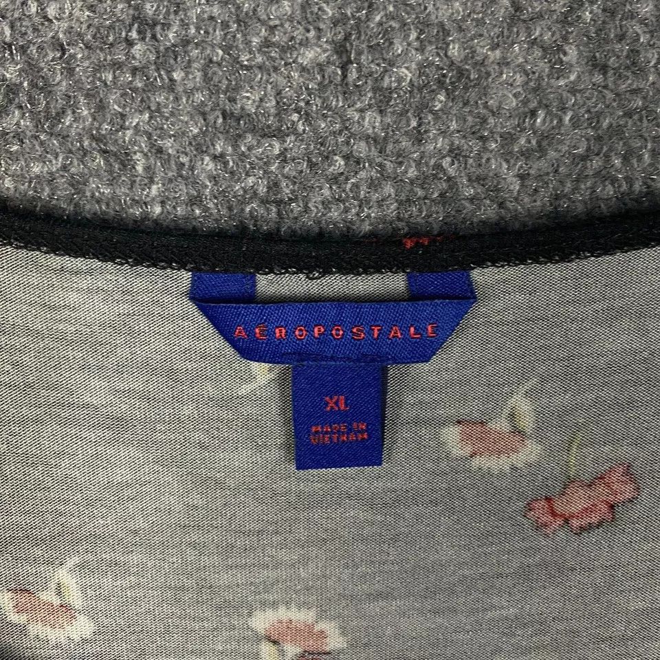 Aeropostale Aeropostale Blouse Women's XL Cold Shoulder Long Sleeve Size XL / US 12-14 / IT 48-50 - 3 Thumbnail