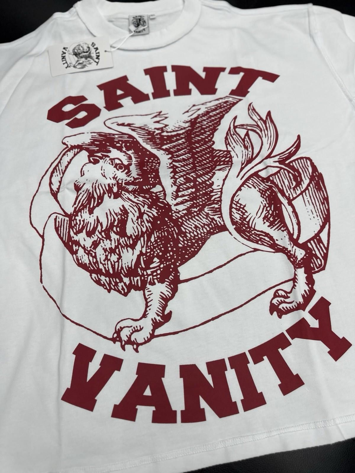 Saint Vanity Size (L) - Saint Vanity T-shirt Red Logo Authentic (NEW) Size US L / EU 52-54 / 3 - 4 Thumbnail