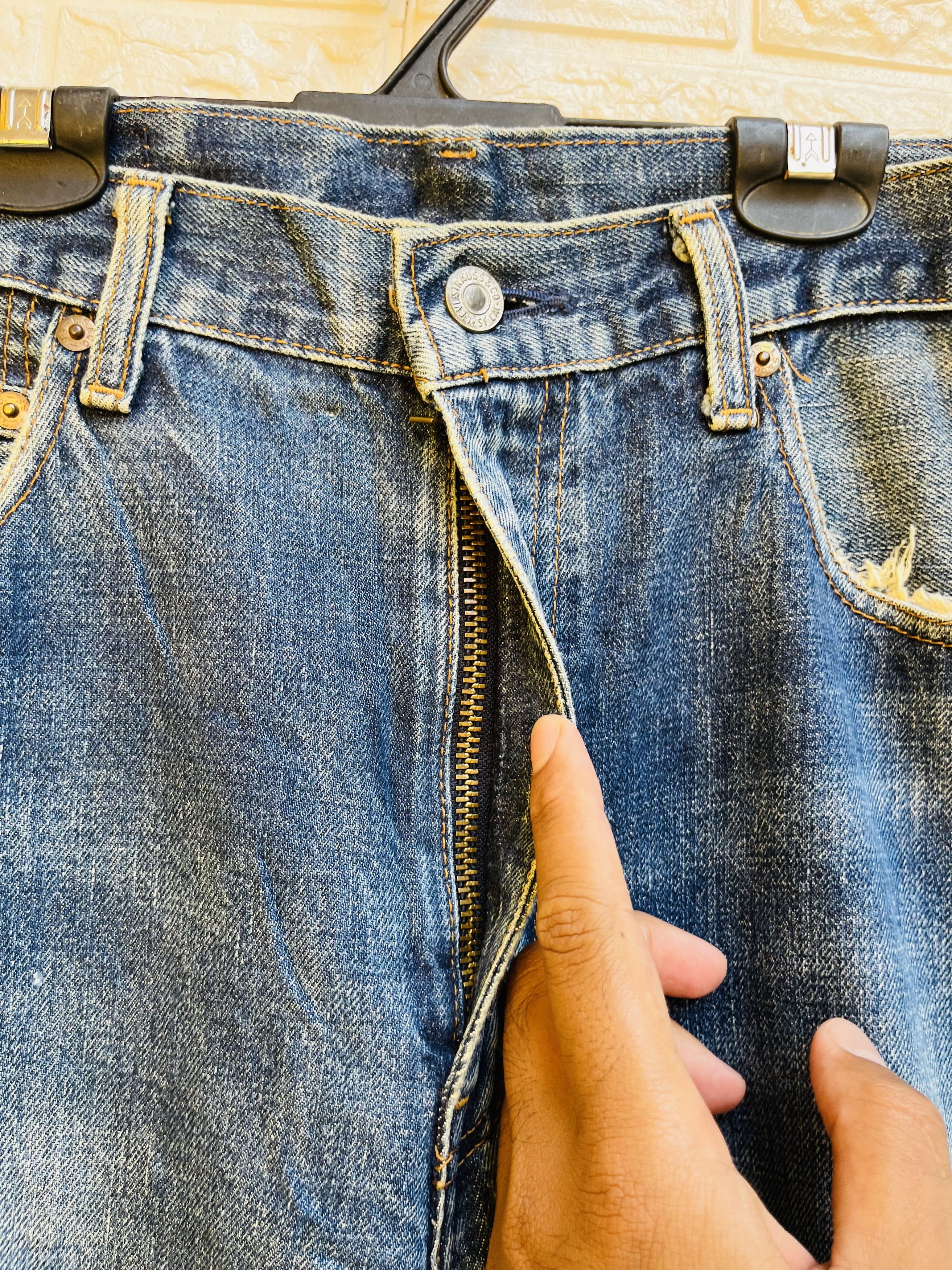 Levi's Vintage Clothing Vintage Levis Big E Japanese Reproduction Fashion Style Size US 31 - 5 Thumbnail