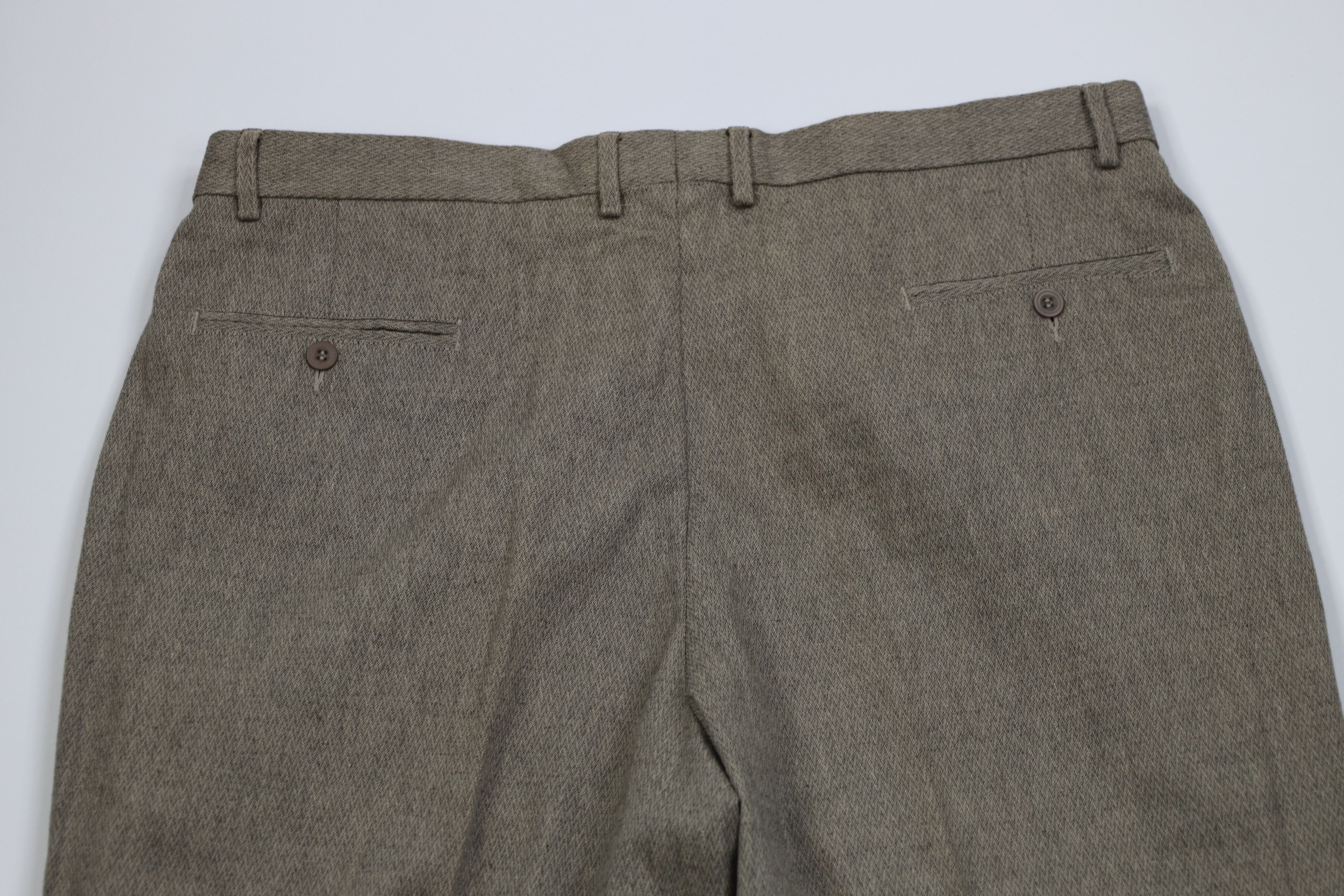 Vintage Vintage 90s Streetwear Knit Wide Leg Chino Pants Beige Size US 40 / EU 56 - 12 Thumbnail