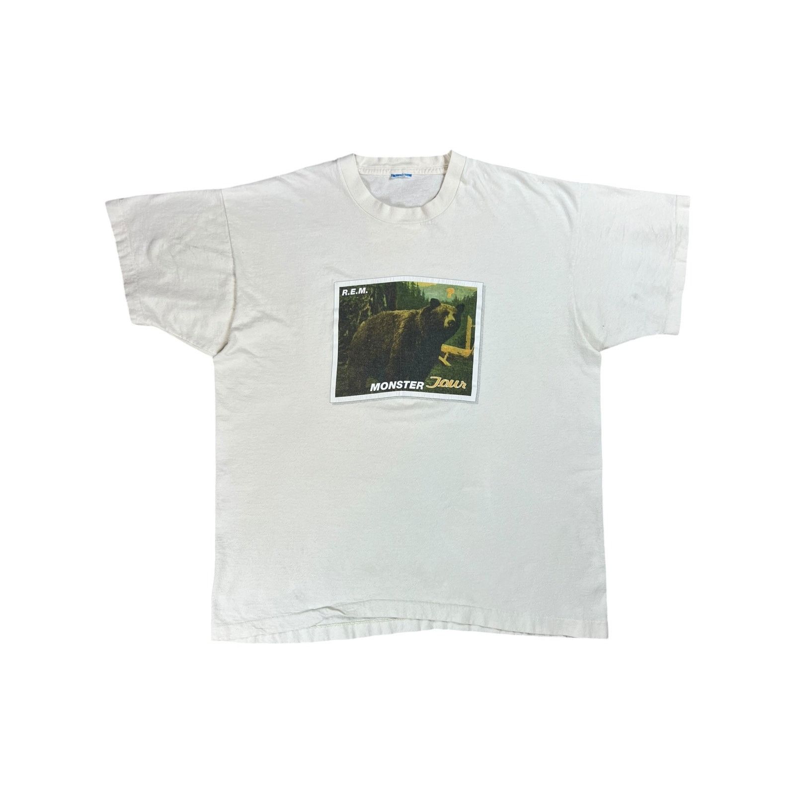Band Tees × Vintage Vintage 1995 R.E.M. Monster Tour Boston band tee (XL) Size US XL / EU 56 / 4 - 1 Thumbnail