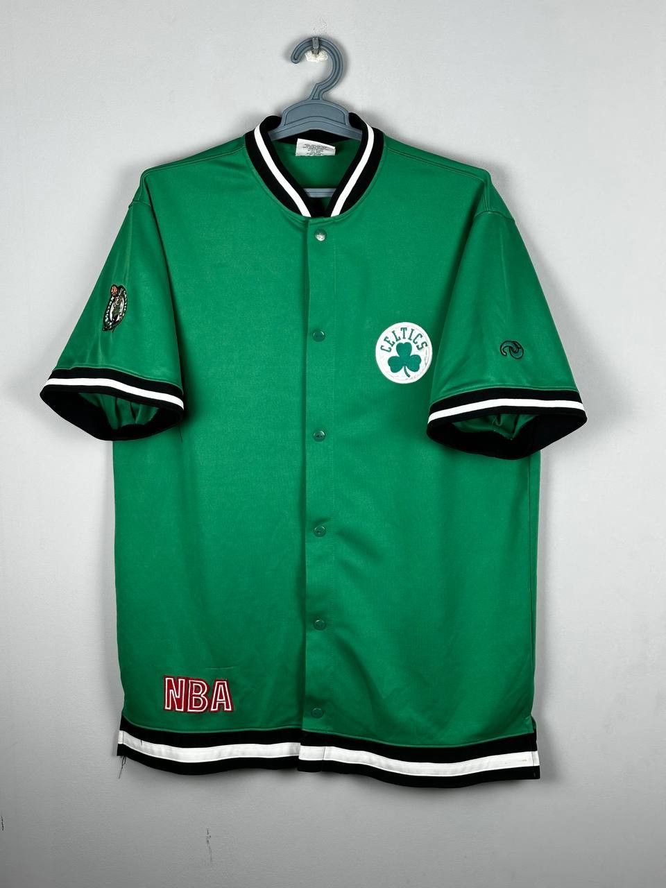 NBA Vintage 90s Celtics Warm Up Jacket NBA Size US XL / EU 56 / 4 - 1 Thumbnail