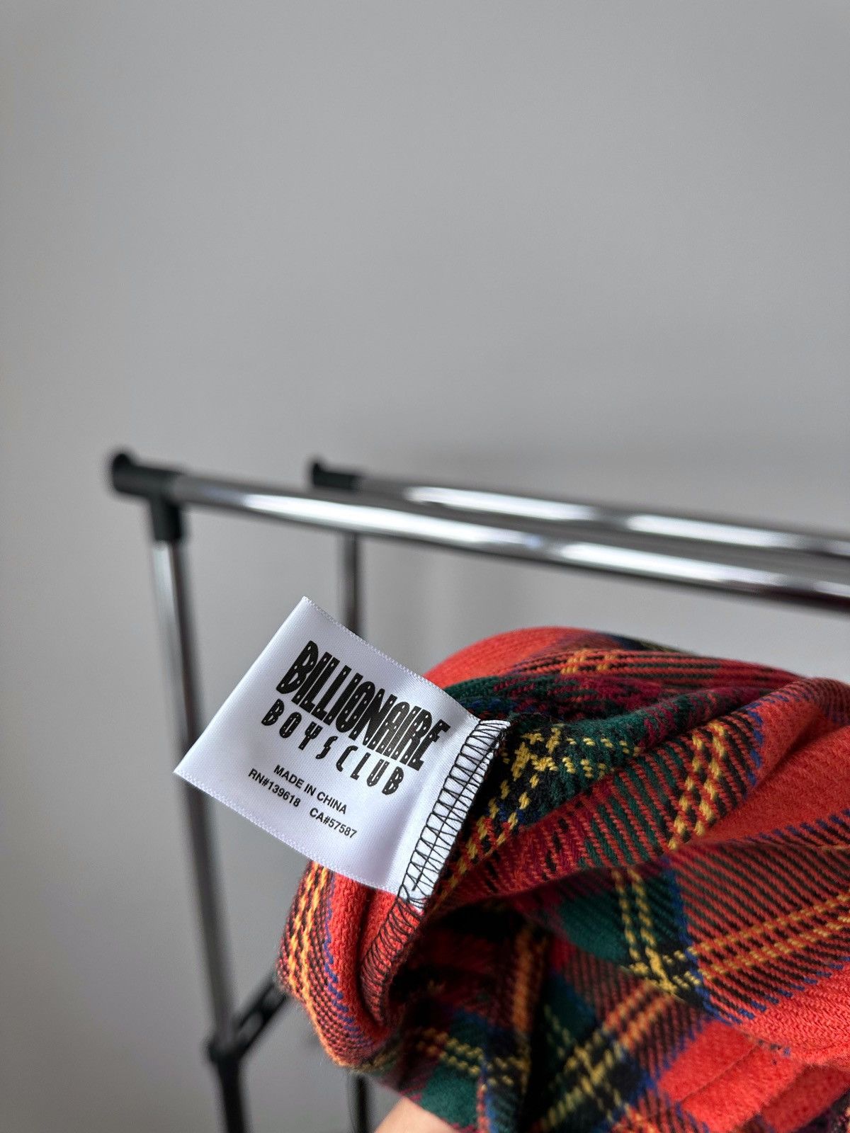 Billionaire Boys Club Billionaire Boys Club Logo Red Checked Flannel Shirt Jacket Size US M / EU 48-50 / 2 - 16 Thumbnail
