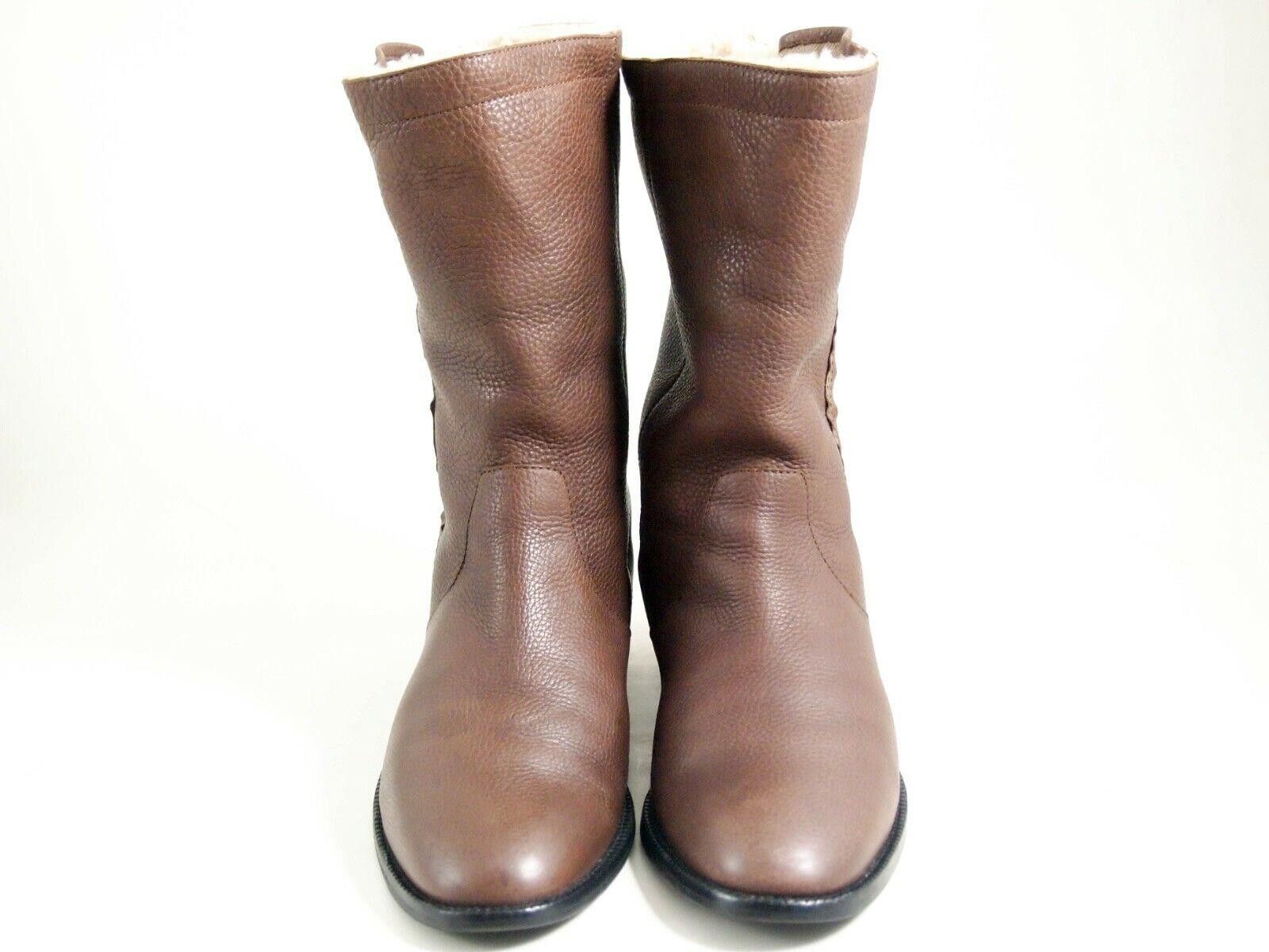 Burberry Burberry Boots Brown Lambskin Shearling Leather US 7 EU 37 Size US 7 / IT 37 - 3 Thumbnail