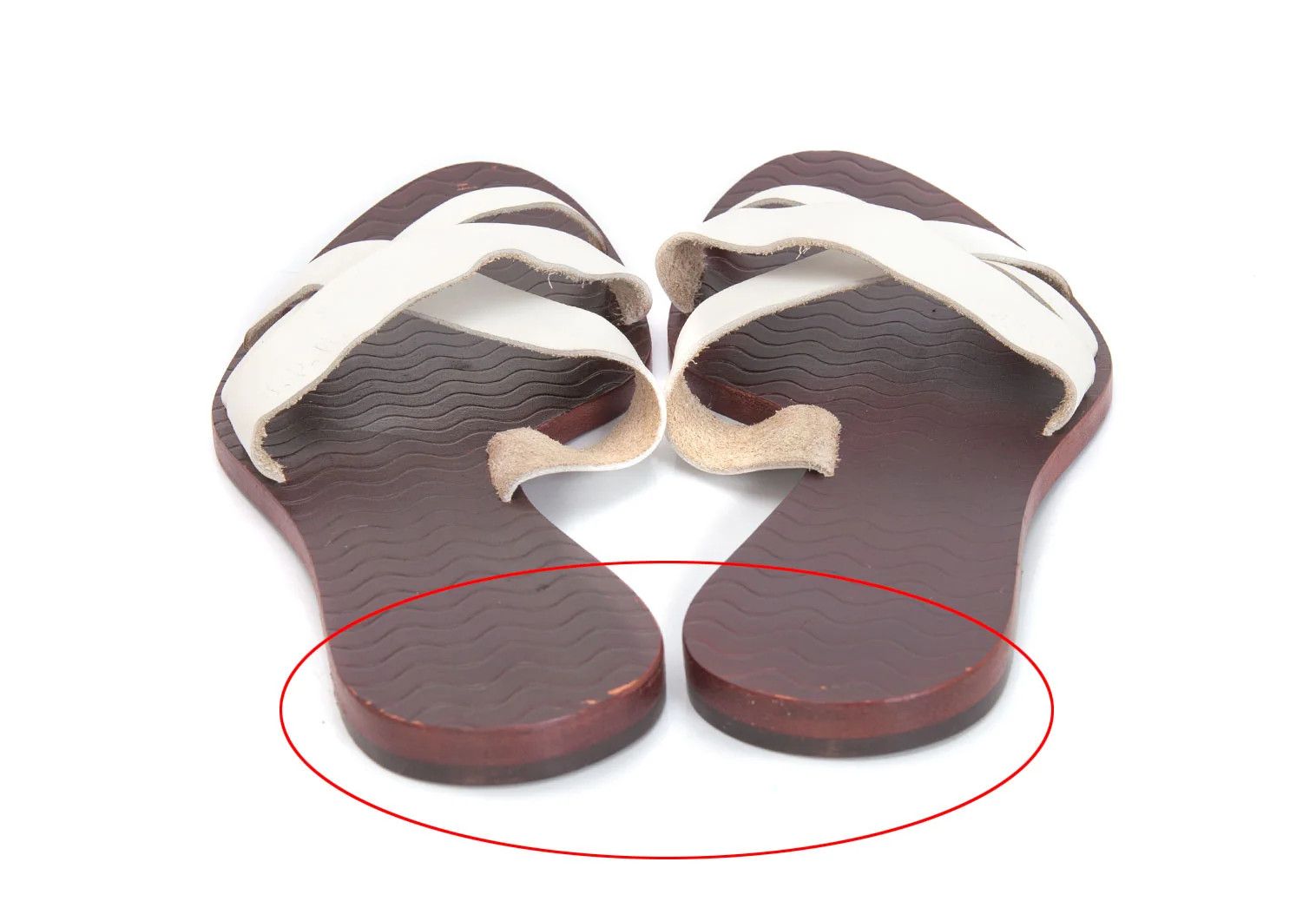 Jean Paul Gaultier Leather Cross Strap Sandals in Black and White Size 25 Size US 7 / EU 40 - 5 Thumbnail