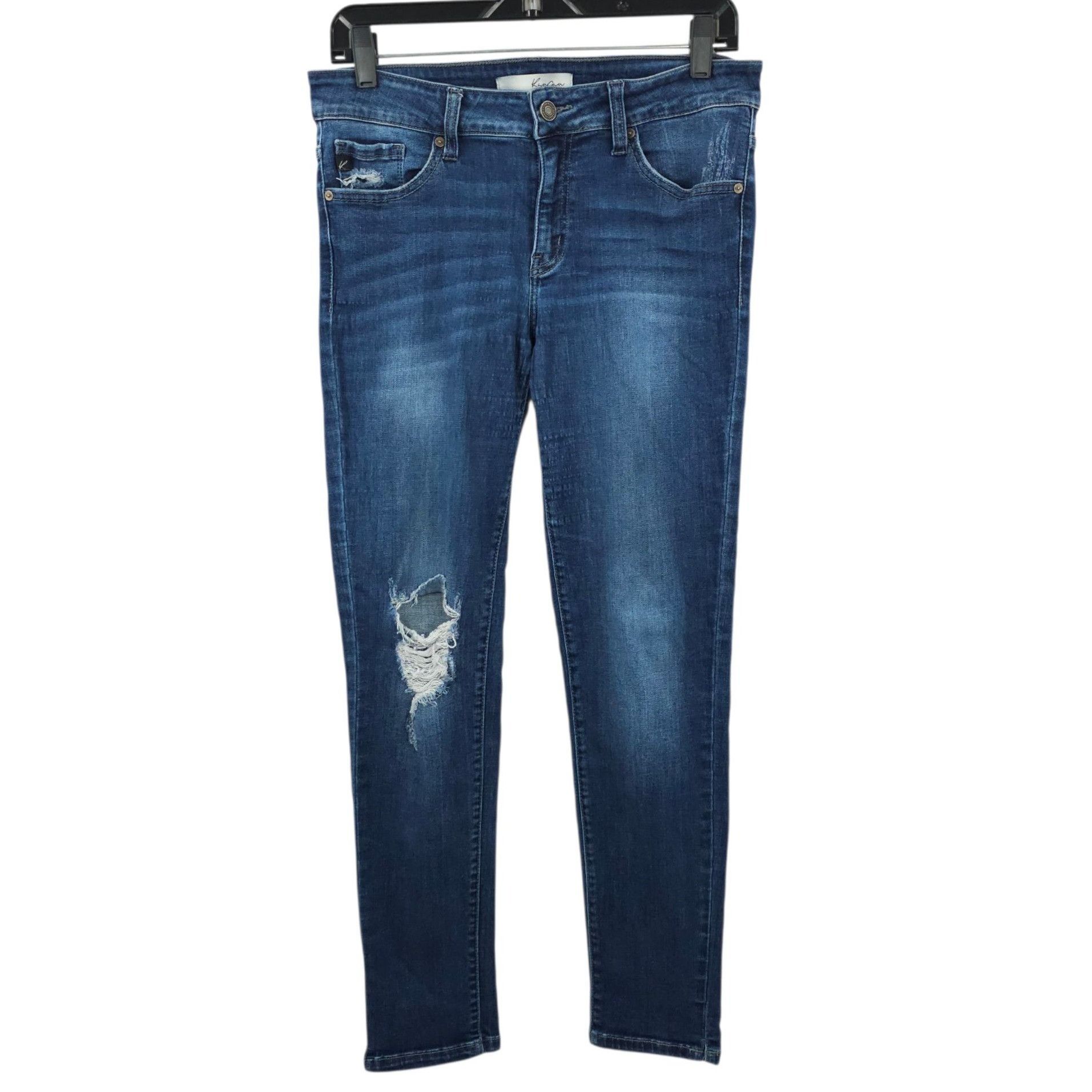 Kancan USA Kancan Skinny Ankle Jeans Womens 11/29 Distressed Ripped Size 30" / US 8 / IT 44 - 1 Thumbnail