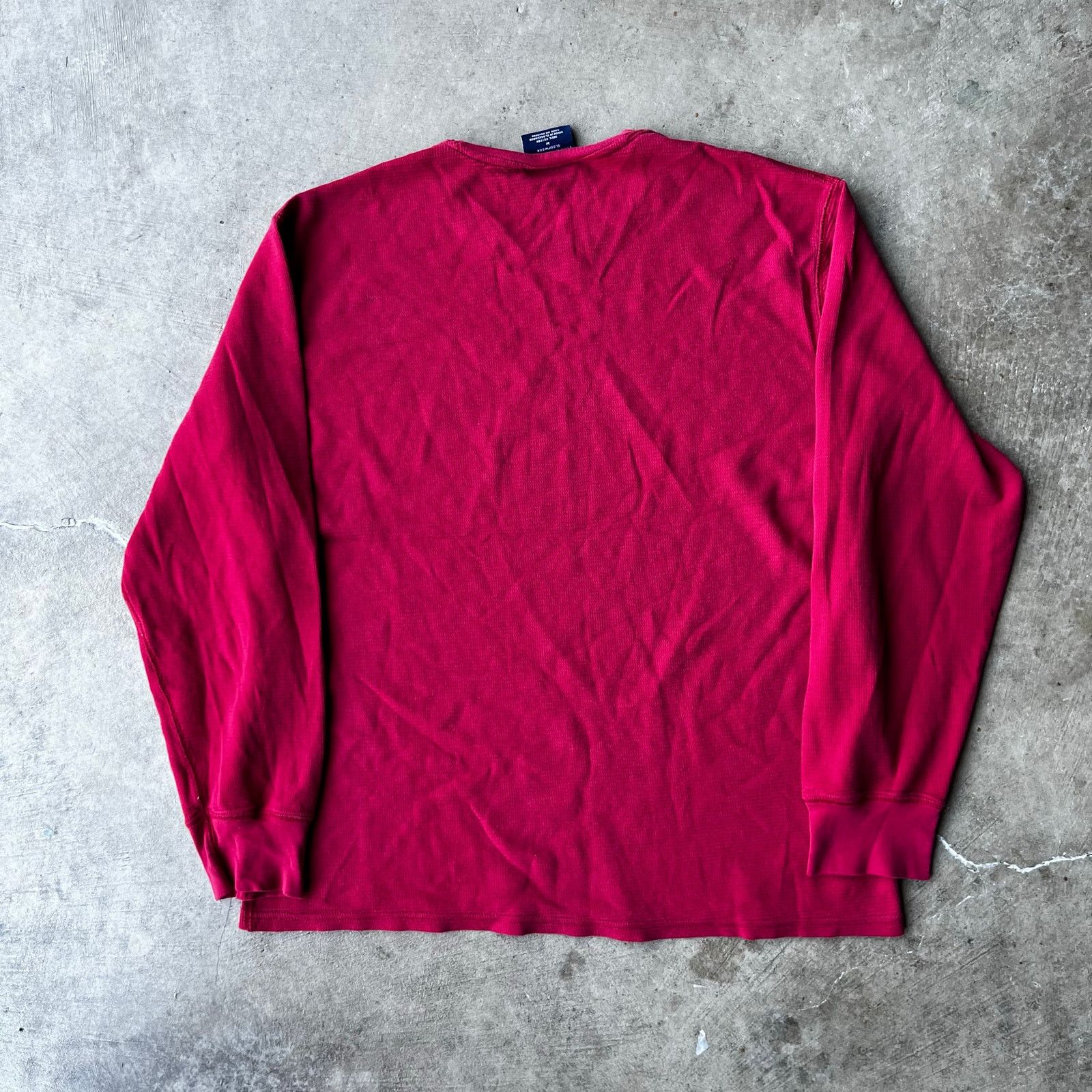 Vintage VINTAGE POLO RALPH LAUREN SLEEPWEAR THERMAL SHIRT RED MEDIUM Size US M / EU 48-50 / 2 - 3 Thumbnail