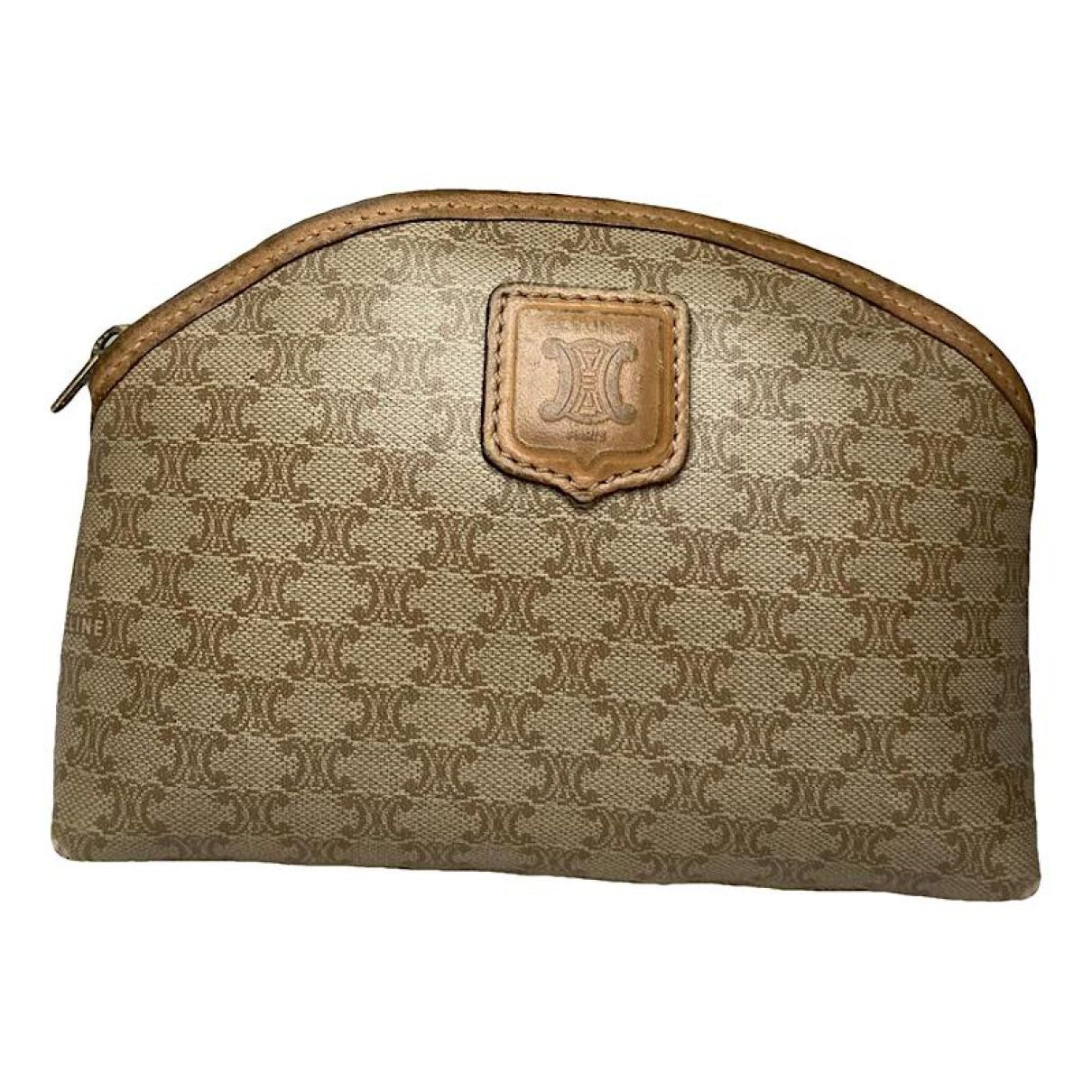 Celine Hobo Beige Leather Clutch Bag Size ONE SIZE - 1 Thumbnail