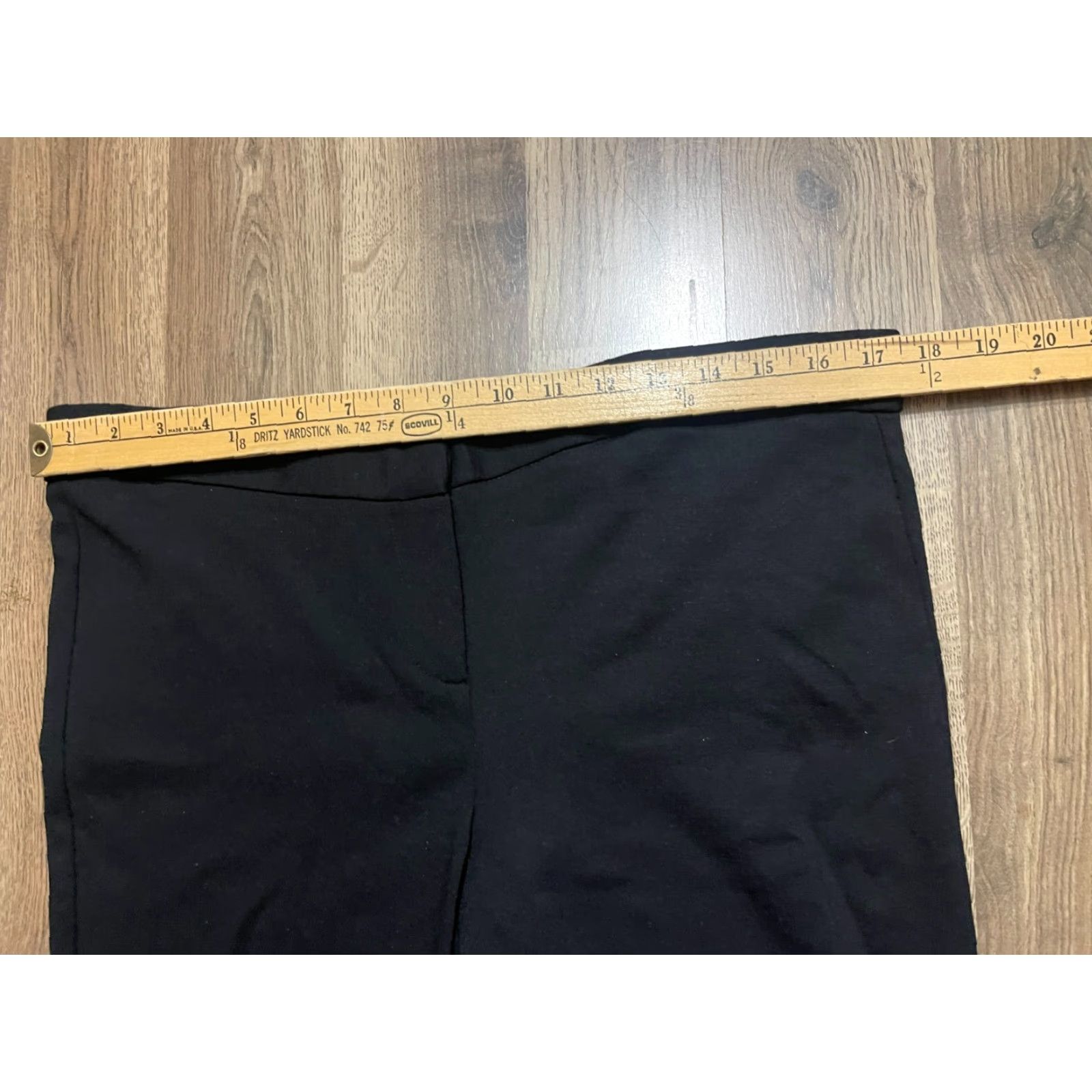 Vintage Amanda + Chelsea Pants Dress Pants Women 14 Black Regular Straight Inseam 26 in Casual Solid Vintage No Size 36" / US 14 / IT 50 - 3 Thumbnail