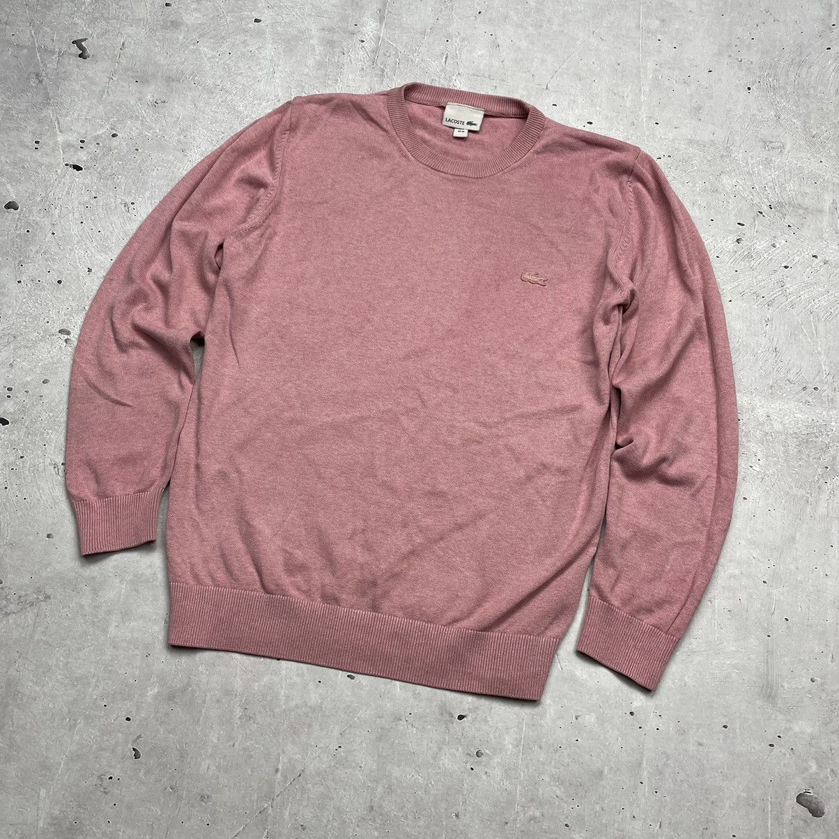 Lacoste RARE 🇫🇷Lacoste sweatshirt collar pink size M Size US M / EU 48-50 / 2 - 2 Thumbnail