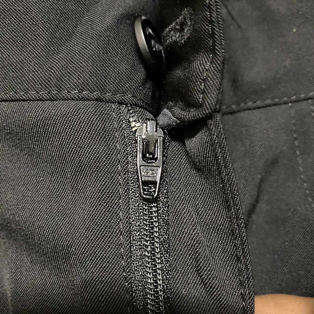 Balenciaga FW21 Balenciaga Black Wool Flare Pants Size 27" / US 4 / IT 40 - 18 Thumbnail