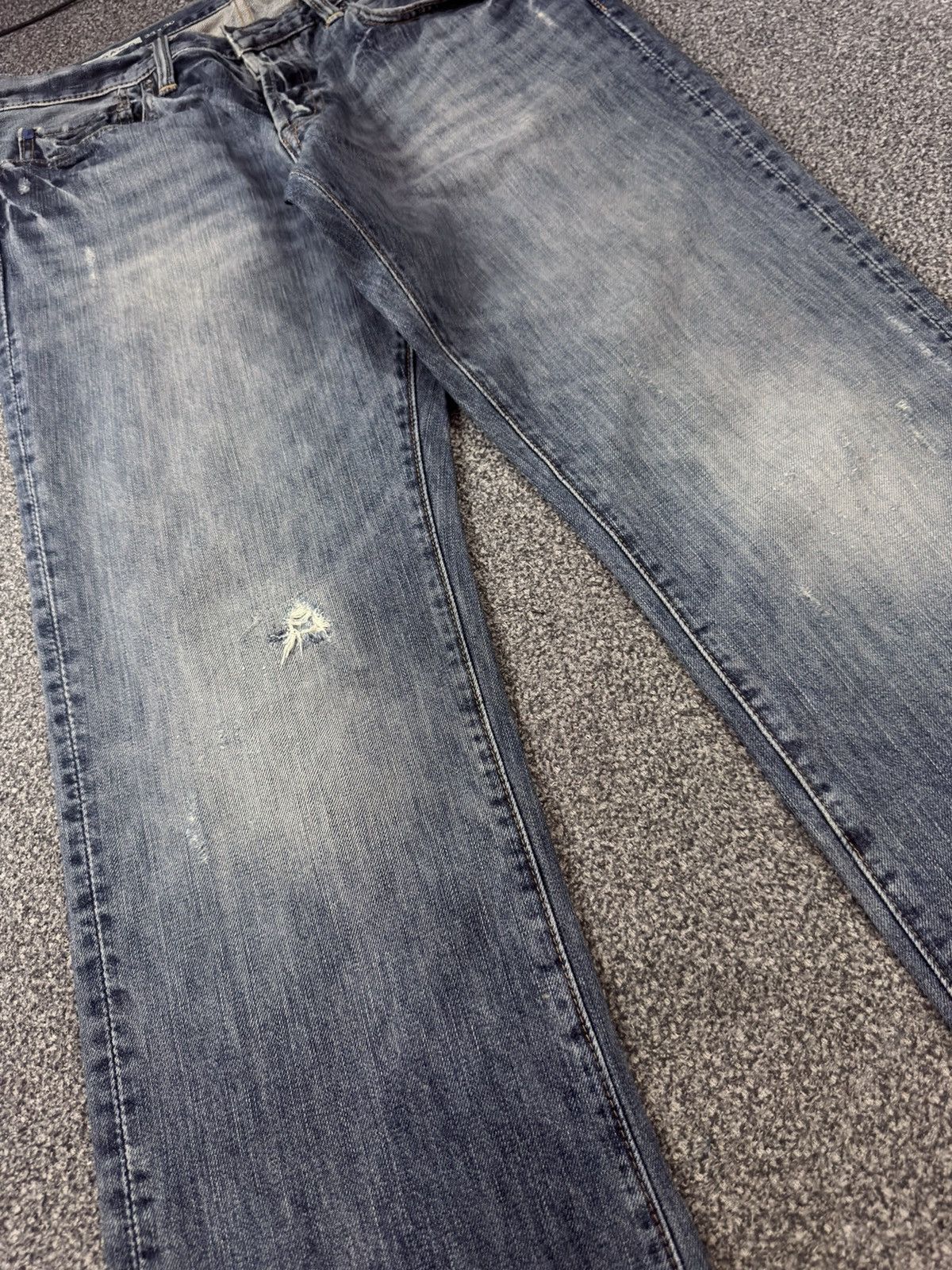 Gap Archives y2k Baggy Gap Faded Denim Jeans Size US 33 - 5 Thumbnail