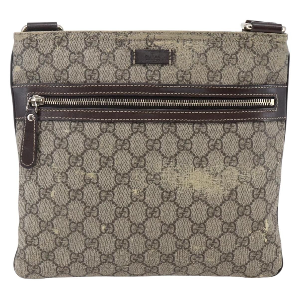 Gucci GUCCI GG Supreme Shoulder Bag Pvc Beige Gold Size ONE SIZE - 2 Thumbnail
