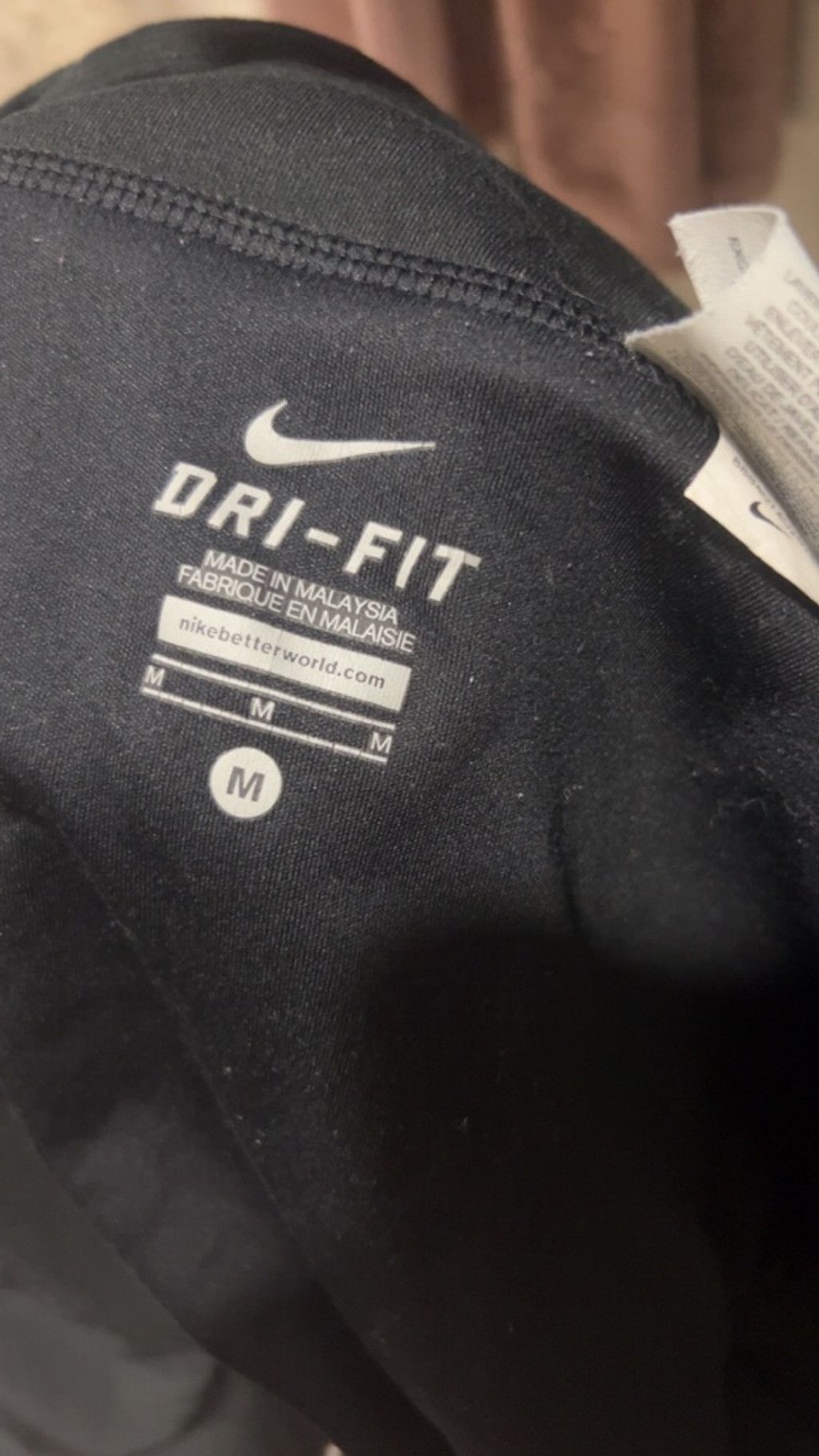 Nike Women's Nike Black Dri-Fit Athletic Shorts M Size 28" / US 6 / IT 42 - 6 Thumbnail