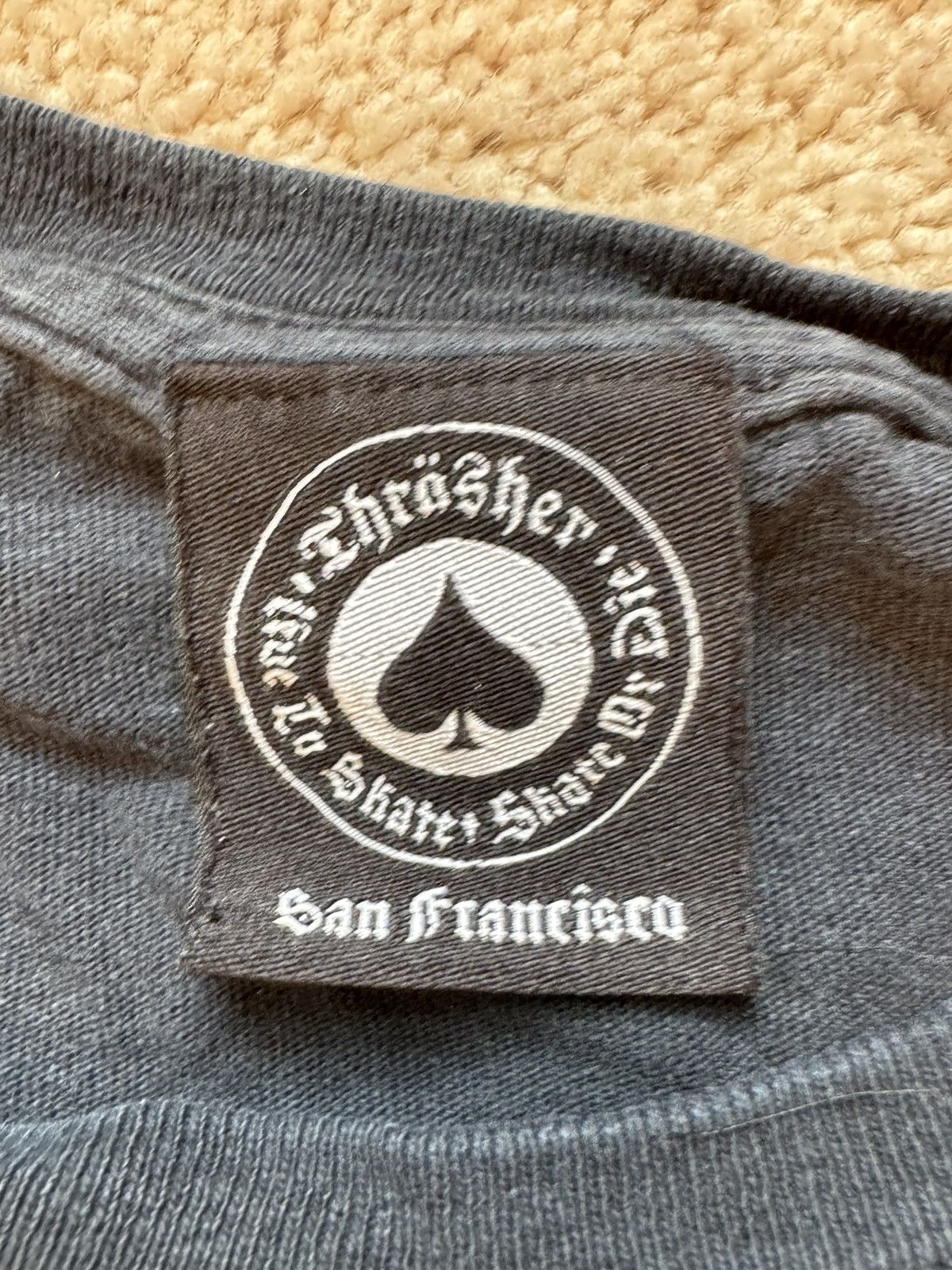 Thrasher × Vintage Vintage Thrasher Skateboard Magazine Tee Black XL Size US XL / EU 56 / 4 - 2 Thumbnail