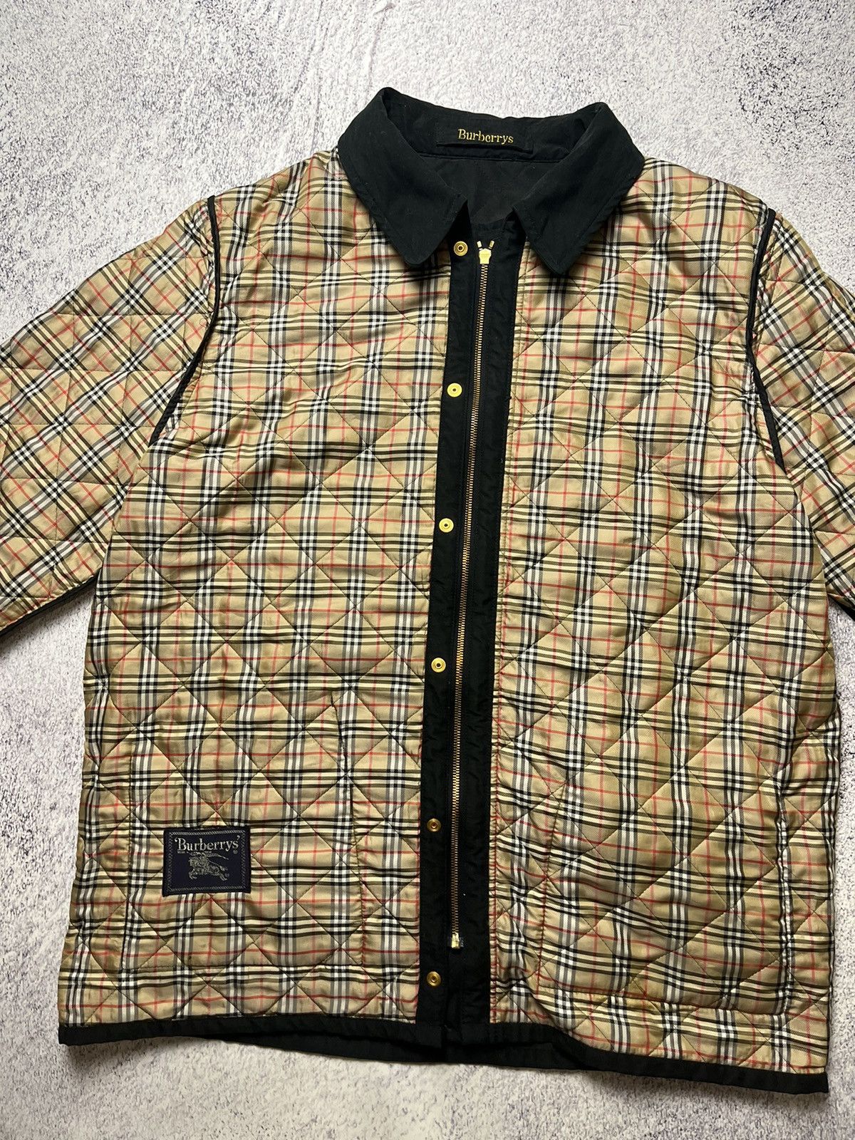 Burberry Vintage Burberrys luxury Quilted Lined Jacket Size US S / EU 44-46 / 1 - 18 Thumbnail