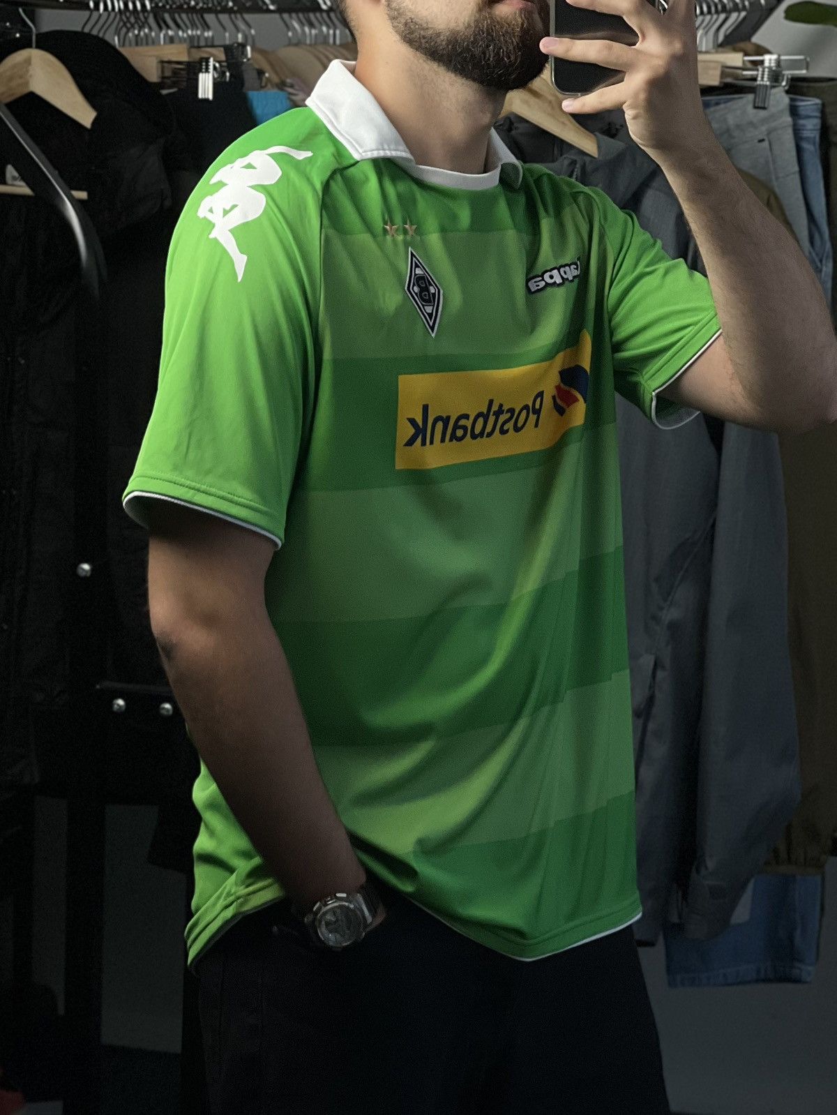 Kappa Kappa Borussia Mönchengladbach Home Shirt XL Postbank Size US XL / EU 56 / 4 - 4 Thumbnail