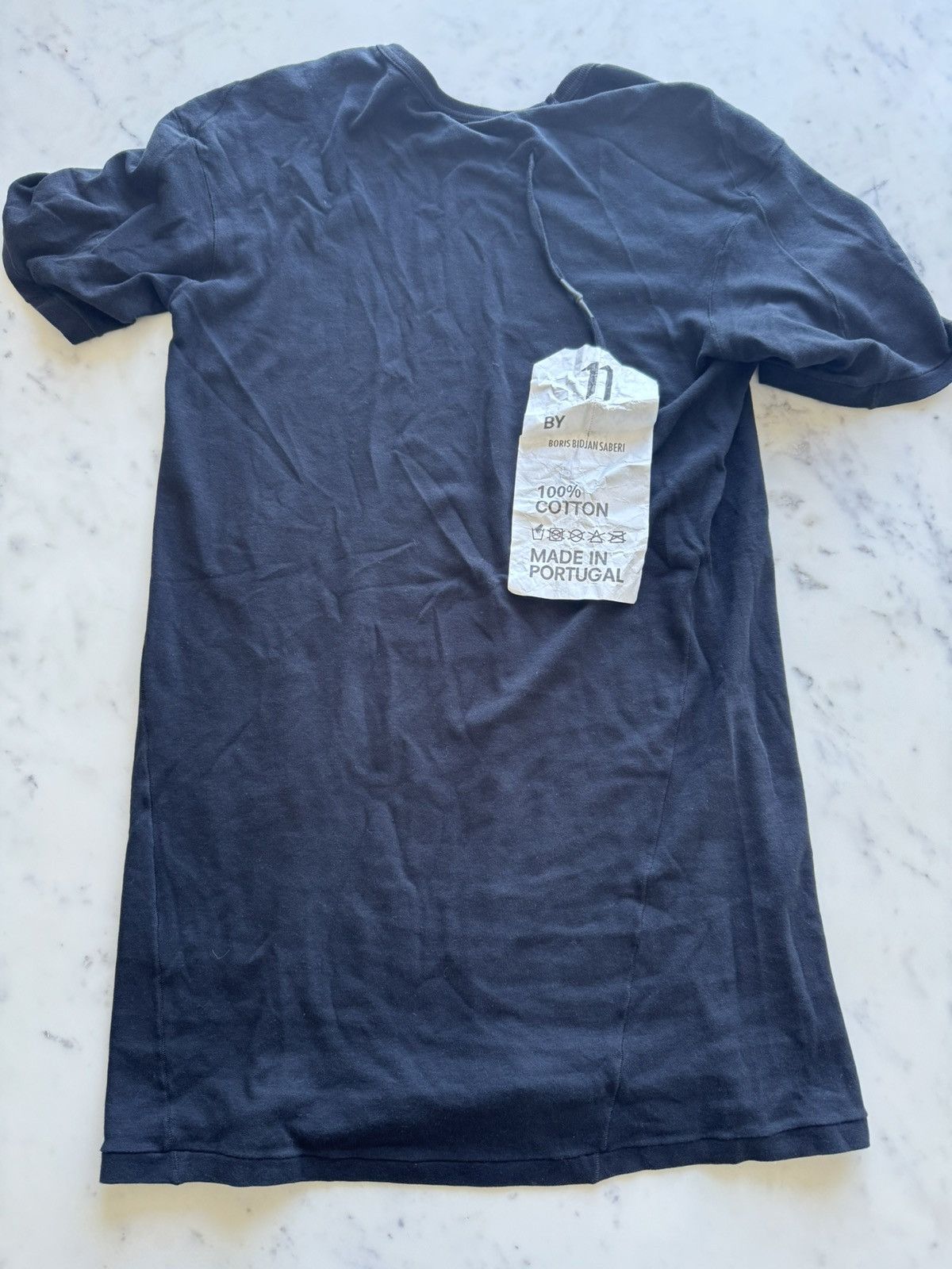11 By Boris Bidjan Saberi 11 By BORIS BIDJAN SABERI TS3 F-1123 Black Dye T-shirt Size US XS / EU 42 / 0 - 2 Thumbnail