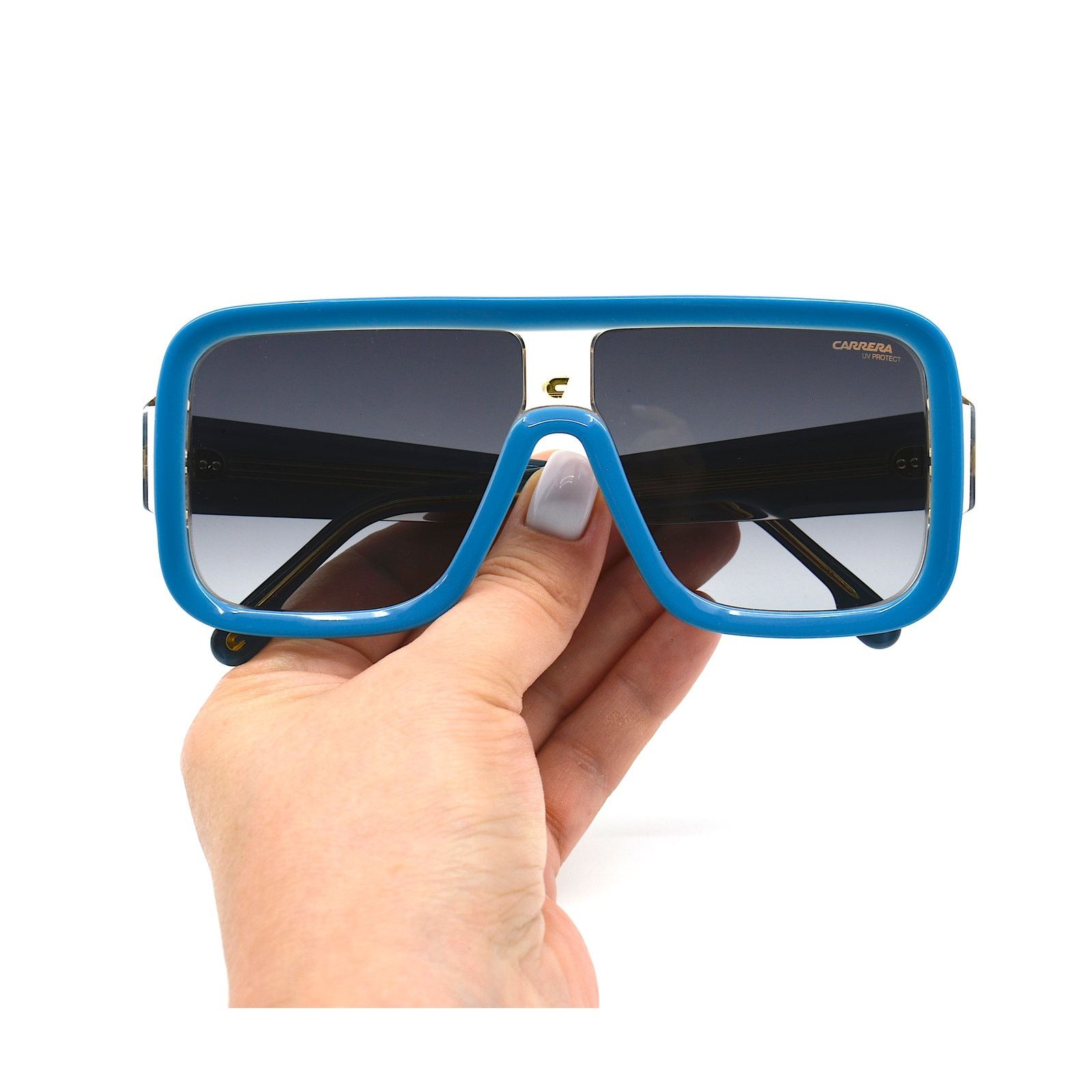 Carrera NEW CARRERA FLAGLAB 14 BLUE GREY GRADIENT SUNGLASSES Size ONE SIZE - 9 Thumbnail