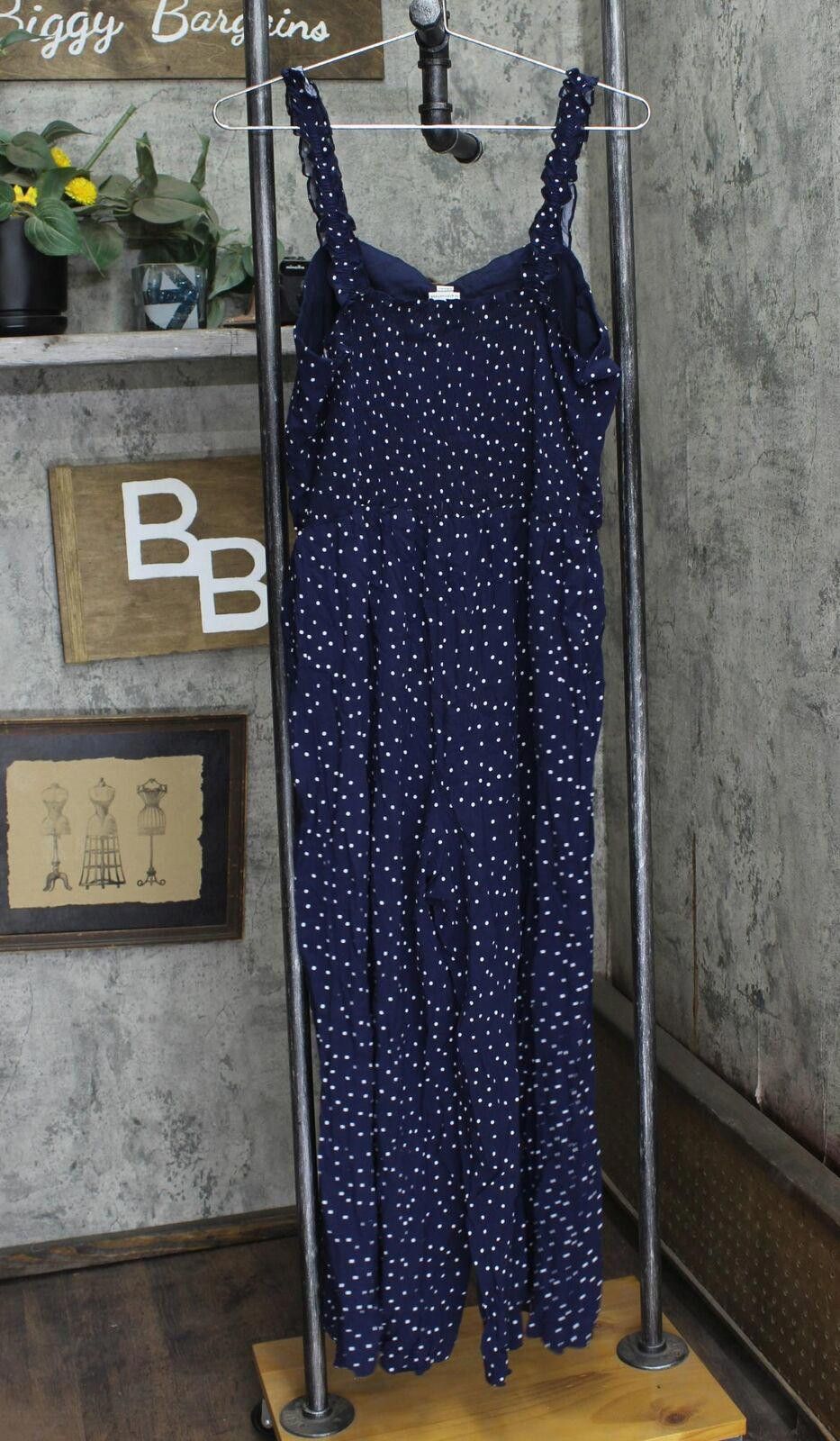 Other NWT GL by Gibsonlook Jumpsuit 14191 L Navy Blue Polka Dot Size 36" / US 14 / IT 50 - 2 Thumbnail