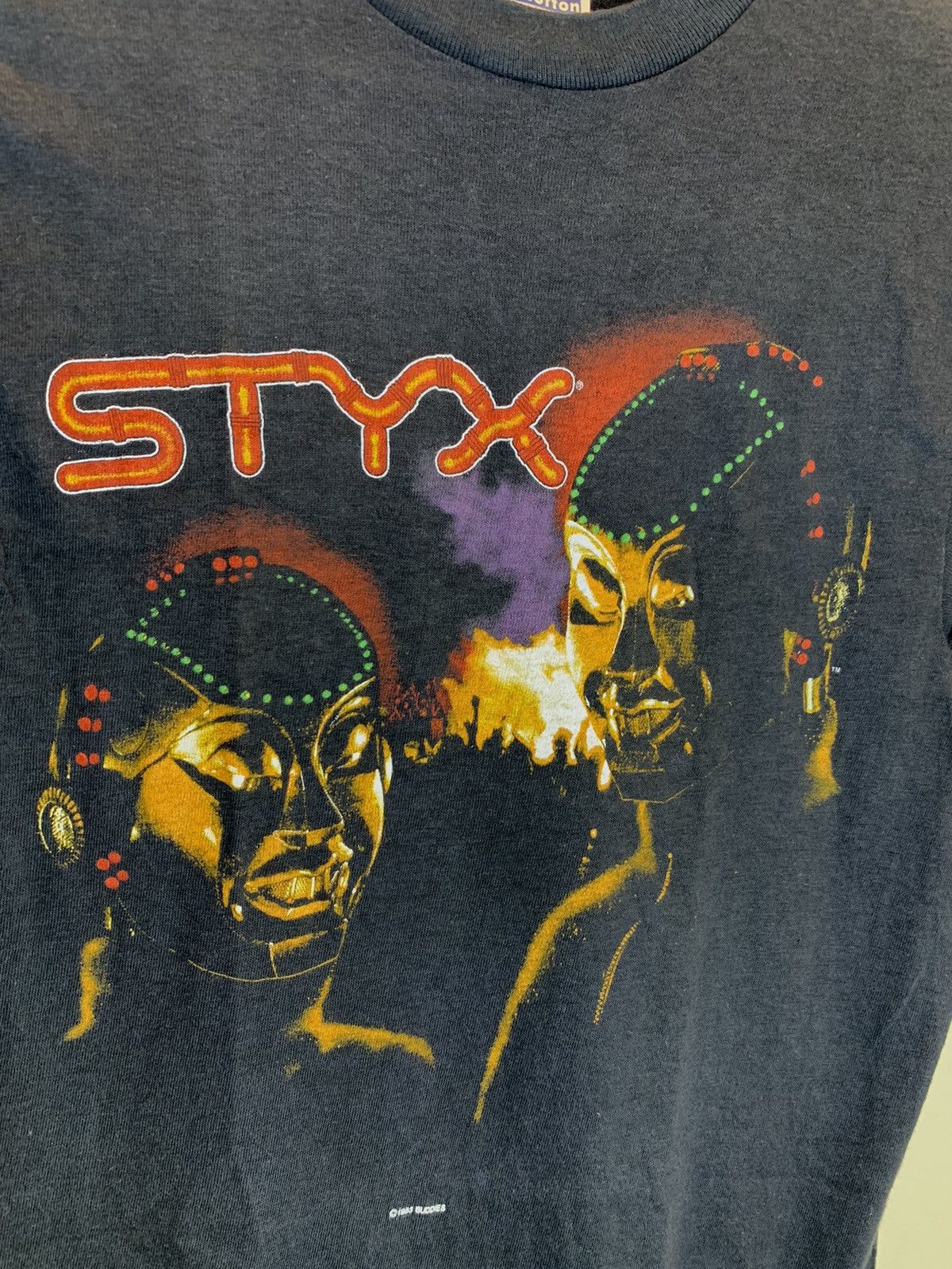 Band Tees *RARE* Vintage 1983 Styx Kilroy Was Here Single Stitch Shirt Size US S / EU 44-46 / 1 - 2 Thumbnail
