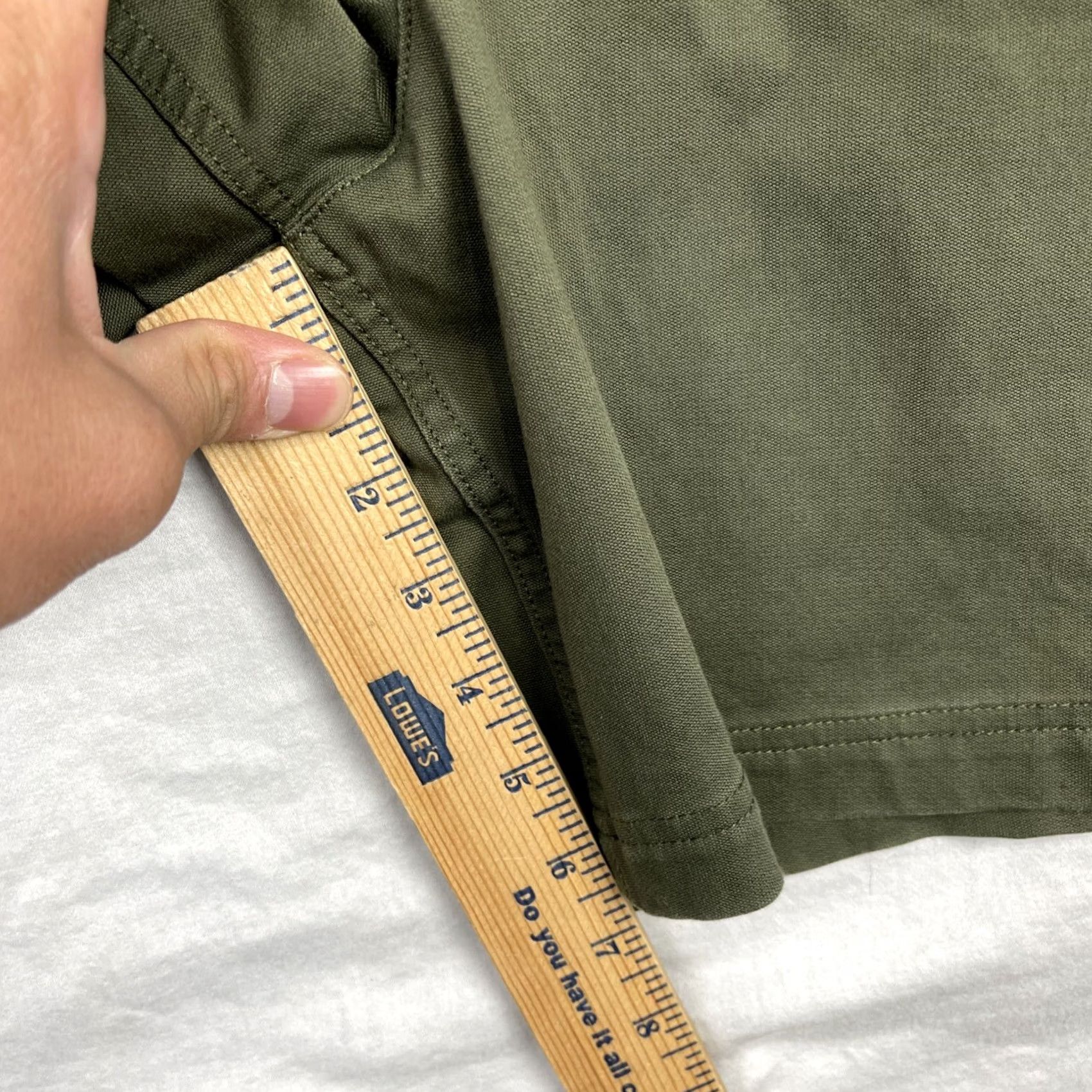 Nike Nike SB Shorts Mens 40 Green Cargo Canvas Skate DH2939-325 Chino Cotton Blend Cargo Pocket Style: Cargo, 40 Size US 40 / EU 56 - 4 Thumbnail