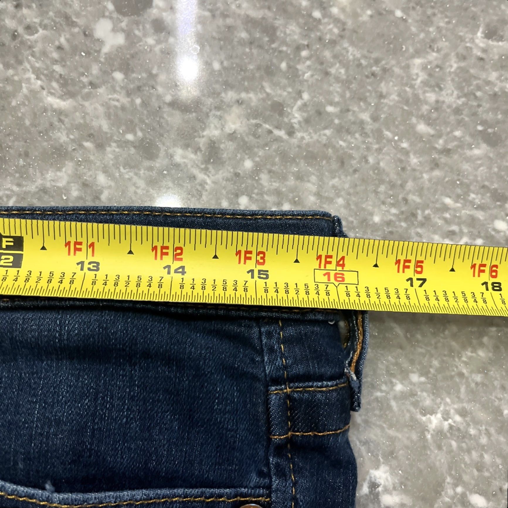 Vintage BIG STAR Jeans Maddie Skinny Womens 27 Regular Blue Denim Stretch Pockets 90s Stars Vintage Collection Size 27" / US 4 / IT 40 - 4 Thumbnail