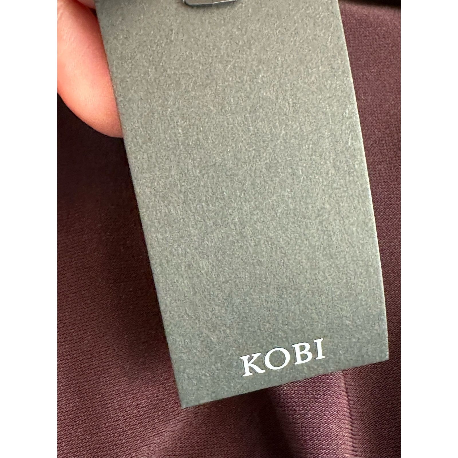 KOBI HALPERIN KOBI Aubergine Miley Long Sleeve Blouse size Small Size S / US 4 / IT 40 - 6 Thumbnail