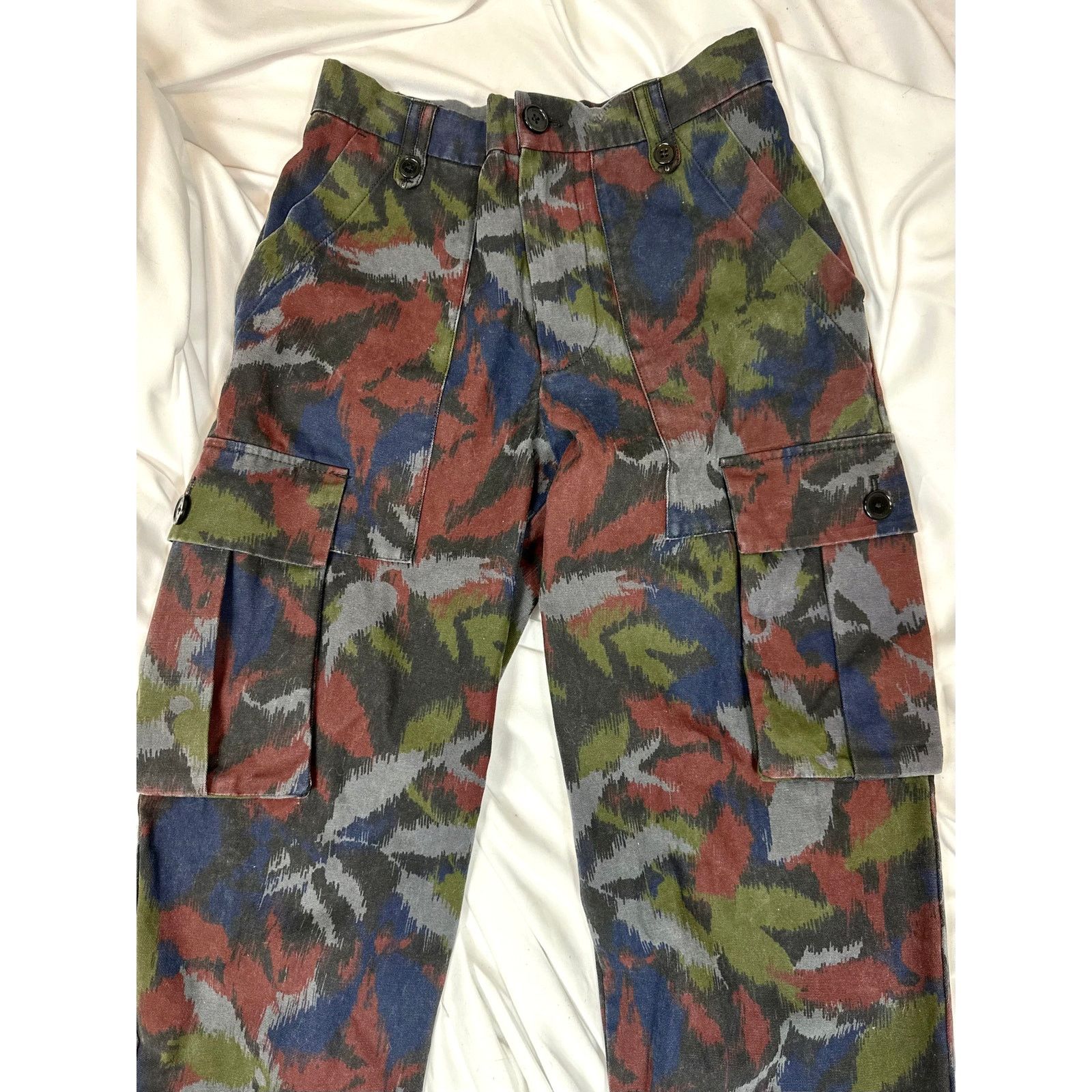 Zadig & Voltaire Zadig & Voltaire Pilote Canvas Cargo Pants Dark Camo 34 (8) Size 30" / US 8 / IT 44 - 16 Thumbnail