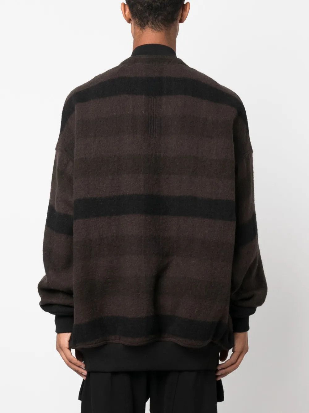 Rick Owens o1y0325 Bomber Jacket in Brown/Black Size US L / EU 52-54 / 3 - 4 Thumbnail