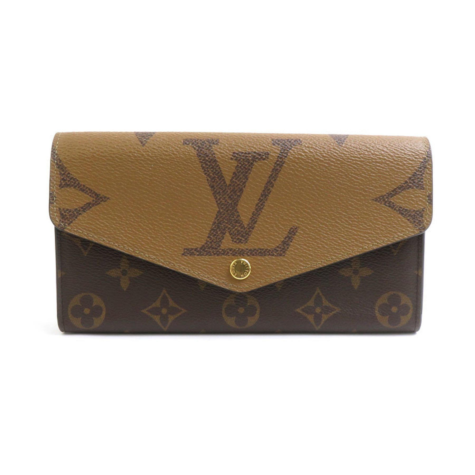 Louis Vuitton Louis Vuitton Long Wallet Monogram Reverse Portefeuille Sarah Brown Men's Women's M80726 h31128a Size ONE SIZE - 1 Thumbnail