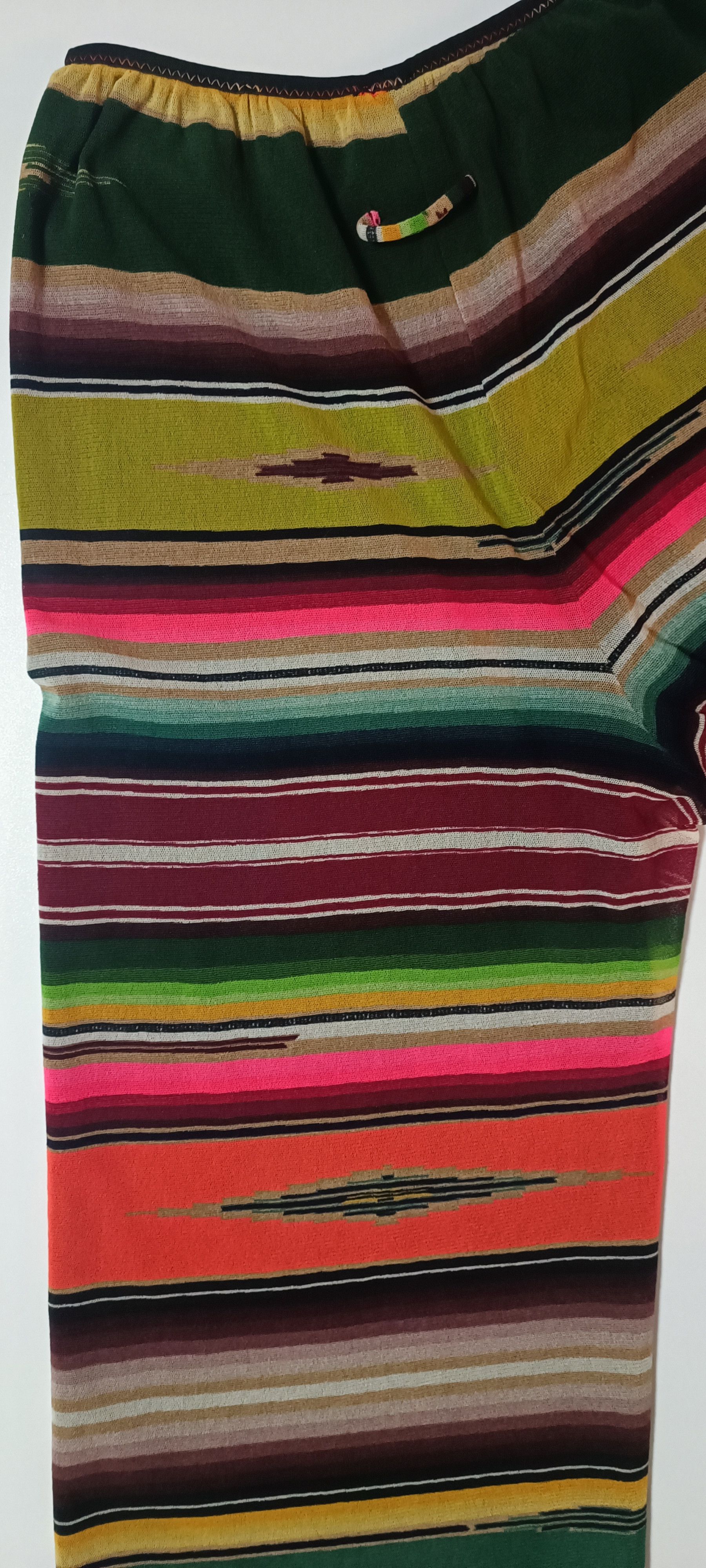 Jean Paul Gaultier SS2005 - Multicolor stripes double layer - mesh nylon Pants Size 25" / US 0 / IT 36 - 12 Thumbnail