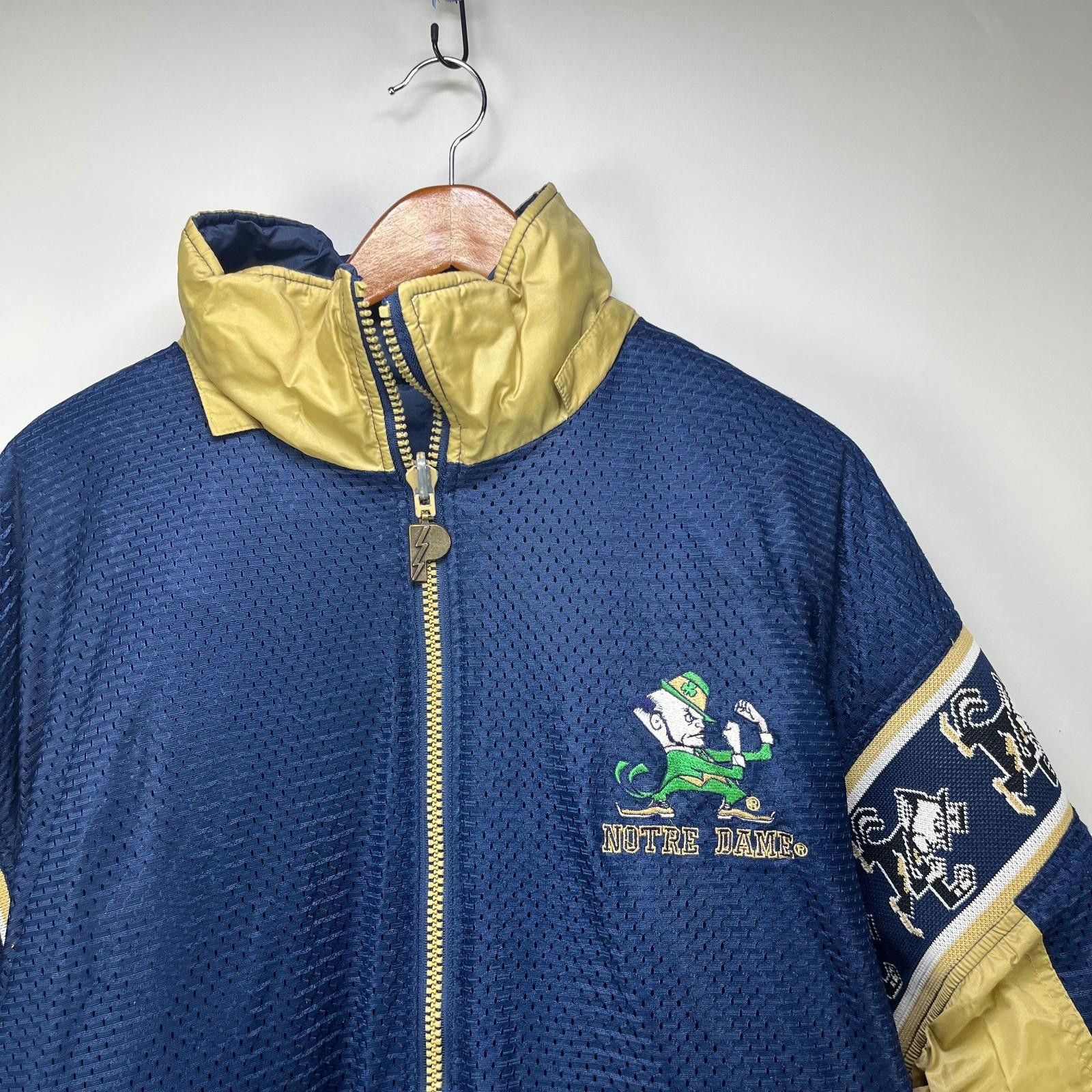 Pro Player Vintage 90s Notre Dame Fighting Irish Reversible Jacket XL Size ONE SIZE - 2 Thumbnail