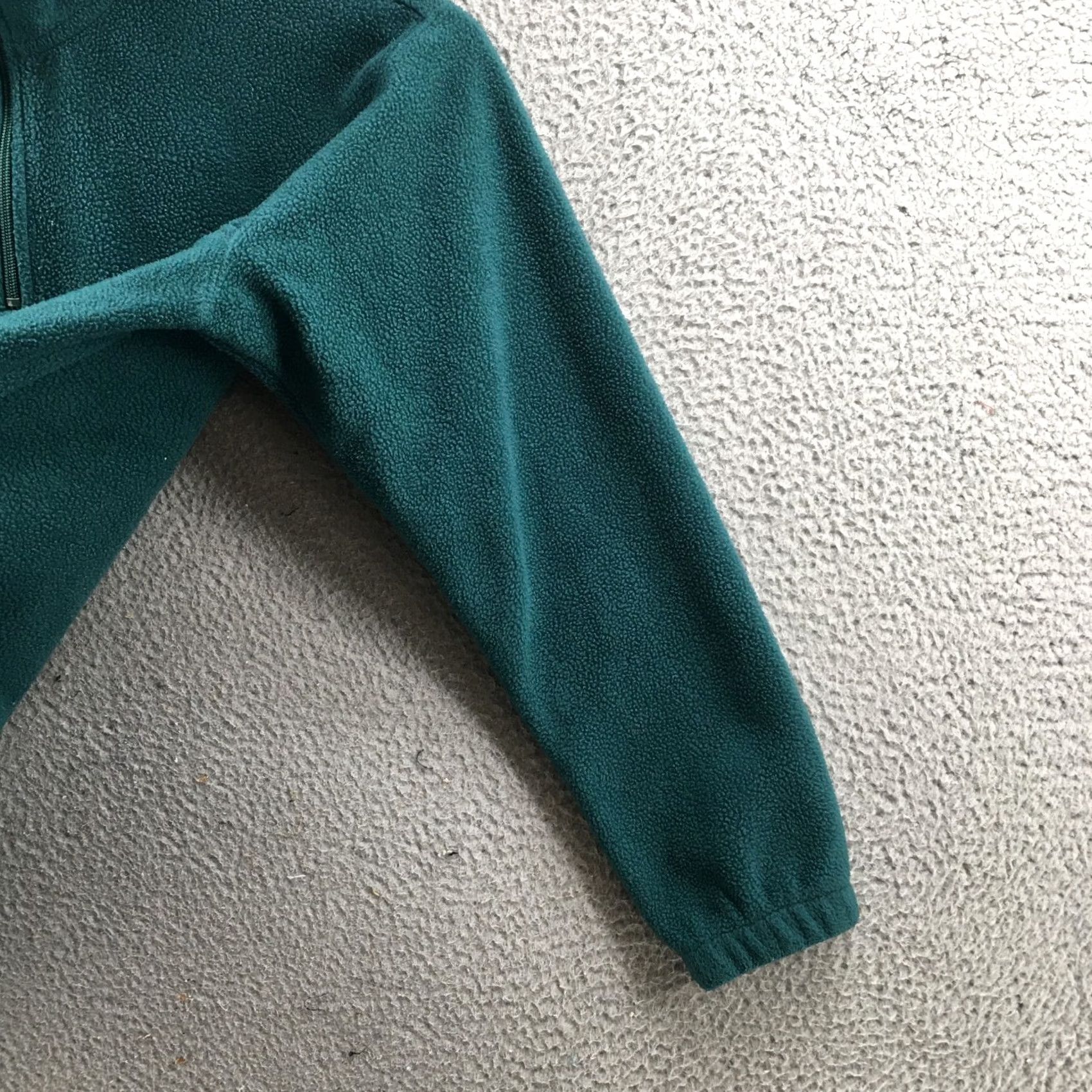 Obey Obey Worldwide Sweatshirt Mens S Green Channel Mock Neck Quarter Zip Fleece Size US S / EU 44-46 / 1 - 6 Thumbnail