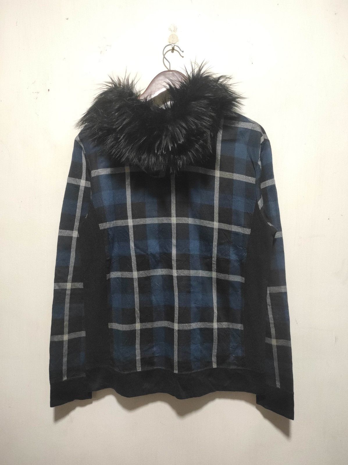 Black Label Black Label plaid tartan zip fur hoodie ifsix LGB style Size US M / EU 48-50 / 2 - 10 Thumbnail