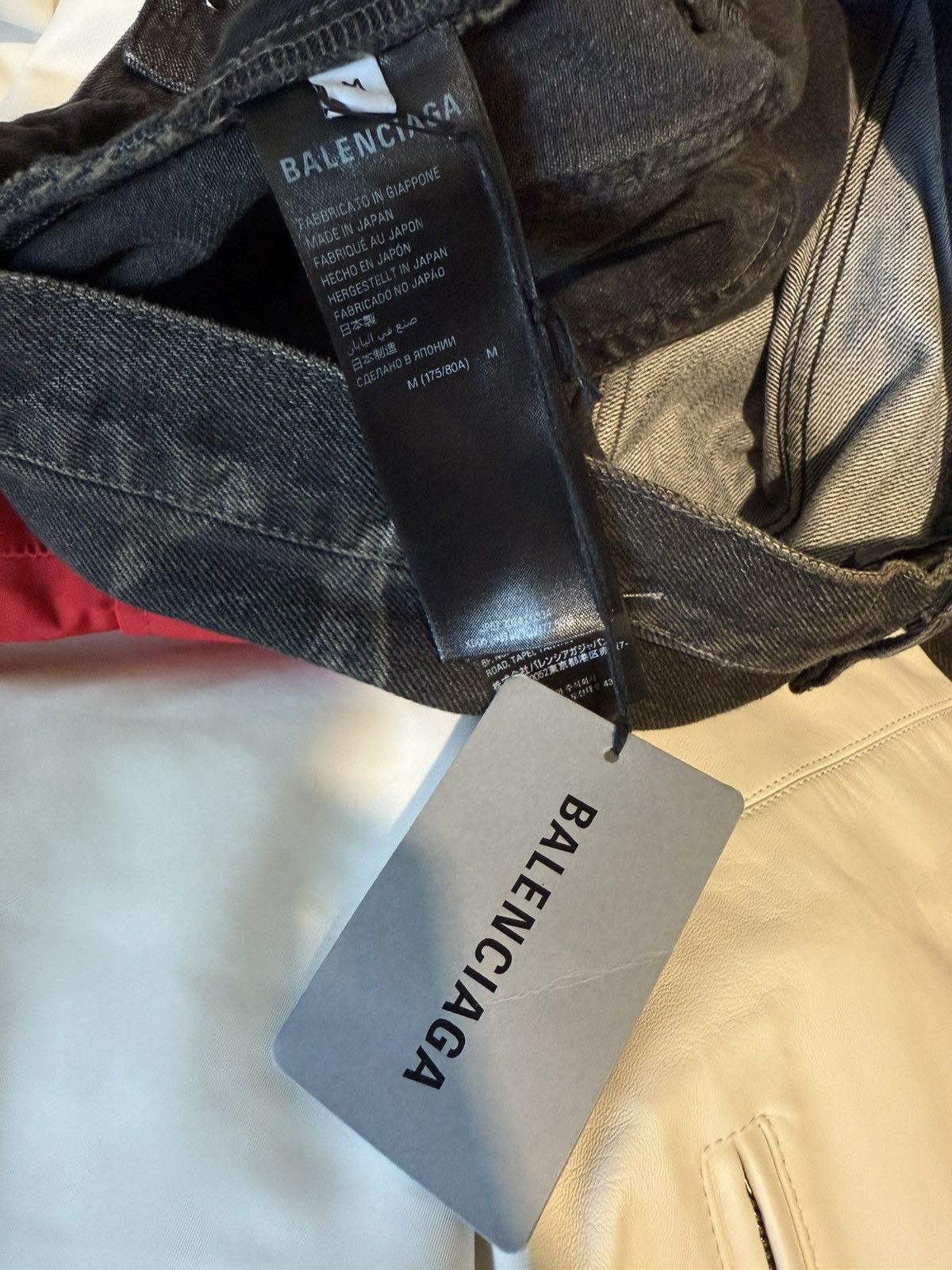 Balenciaga Balenciaga Washed Black Distressed Drawstring Wide Leg Jeans Size US 34 / EU 50 - 8 Thumbnail