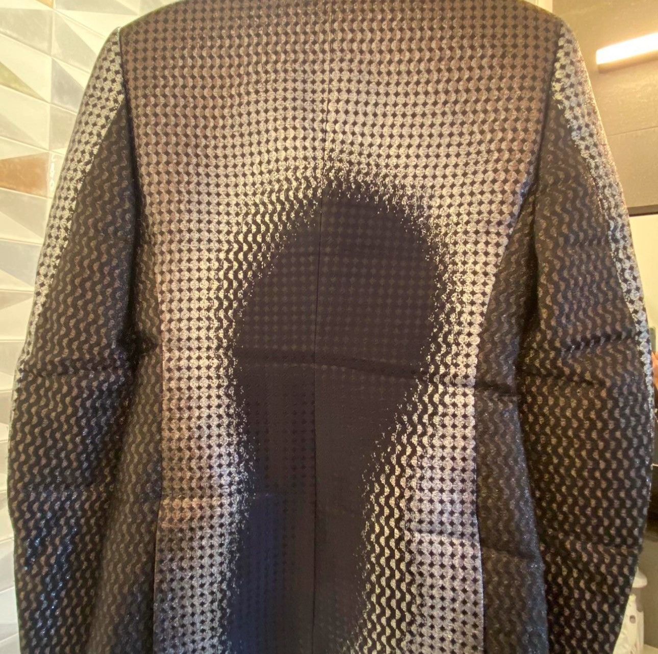 Prada Rare Vintage Prada Metallic Runway Blazer Size 36S - 2 Thumbnail