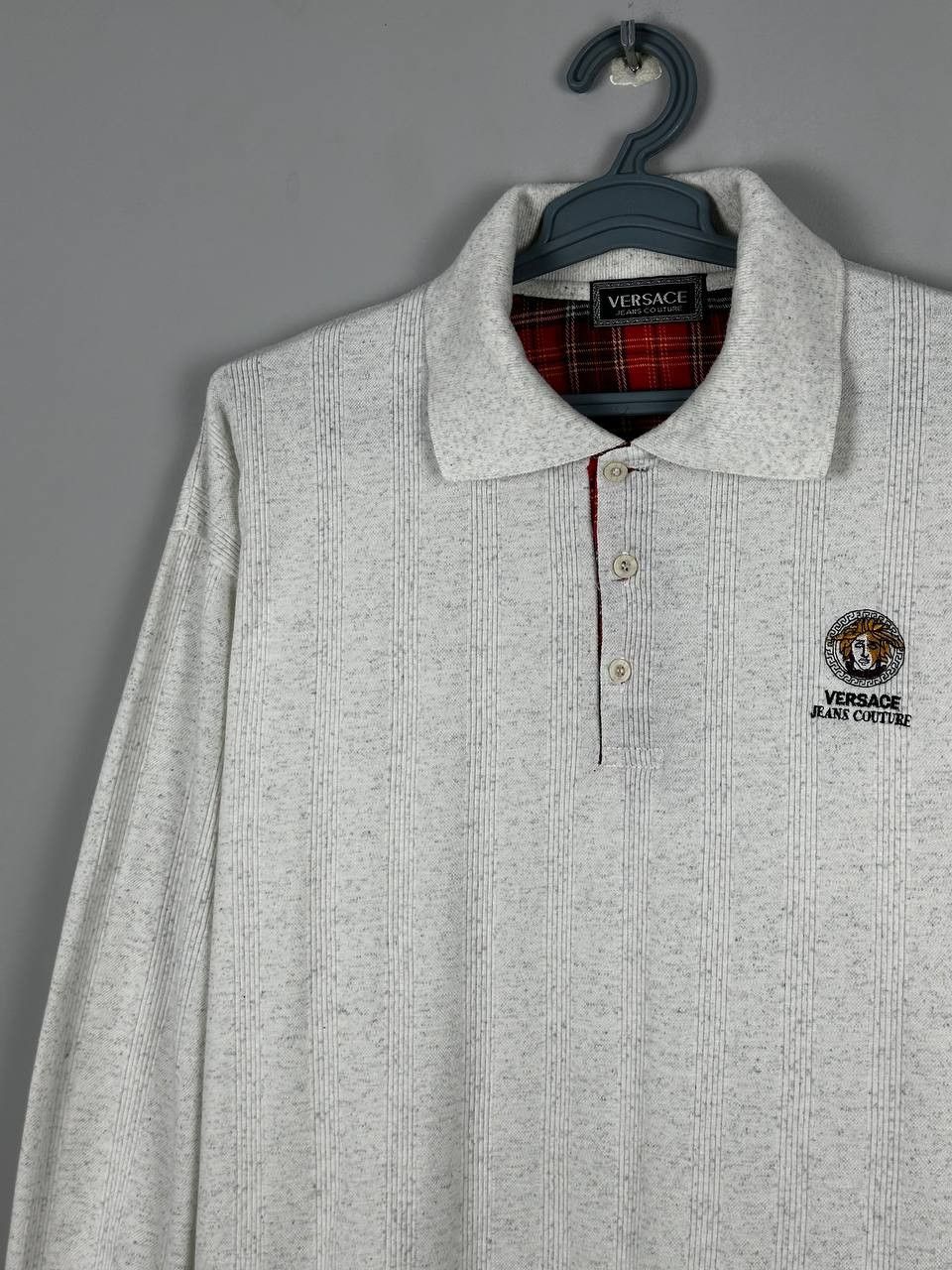 Versace Jeans Couture Versace Jeans Couture Vintage Medusa Polo Sweater Size US L / EU 52-54 / 3 - 3 Thumbnail