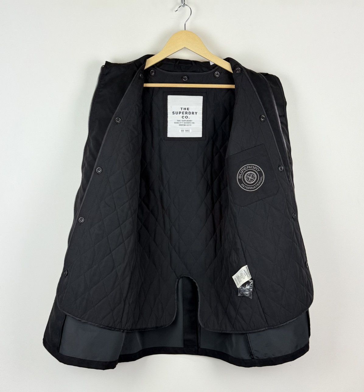 Superdry Superdry Coat Jacket Women’s Size S Top Full Zip Black Size S / US 4 / IT 40 - 9 Thumbnail