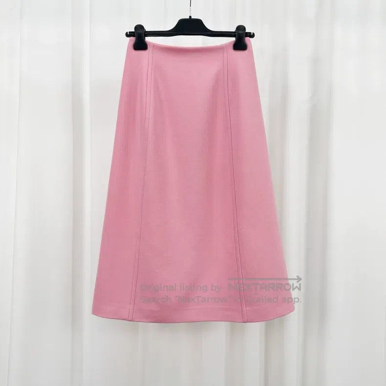 Prada Prada Pink woollen slip skirt Size 25" / US 0 / IT 36 - 2 Thumbnail